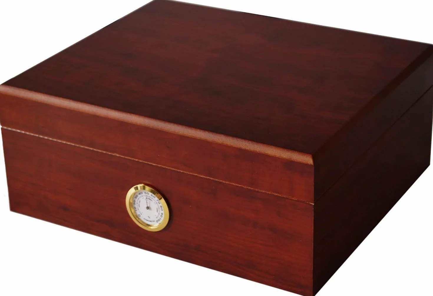 GERMANUS Classicus II Humidor na Cygara z Higrometrem i Nawilżaczem Brązowy
