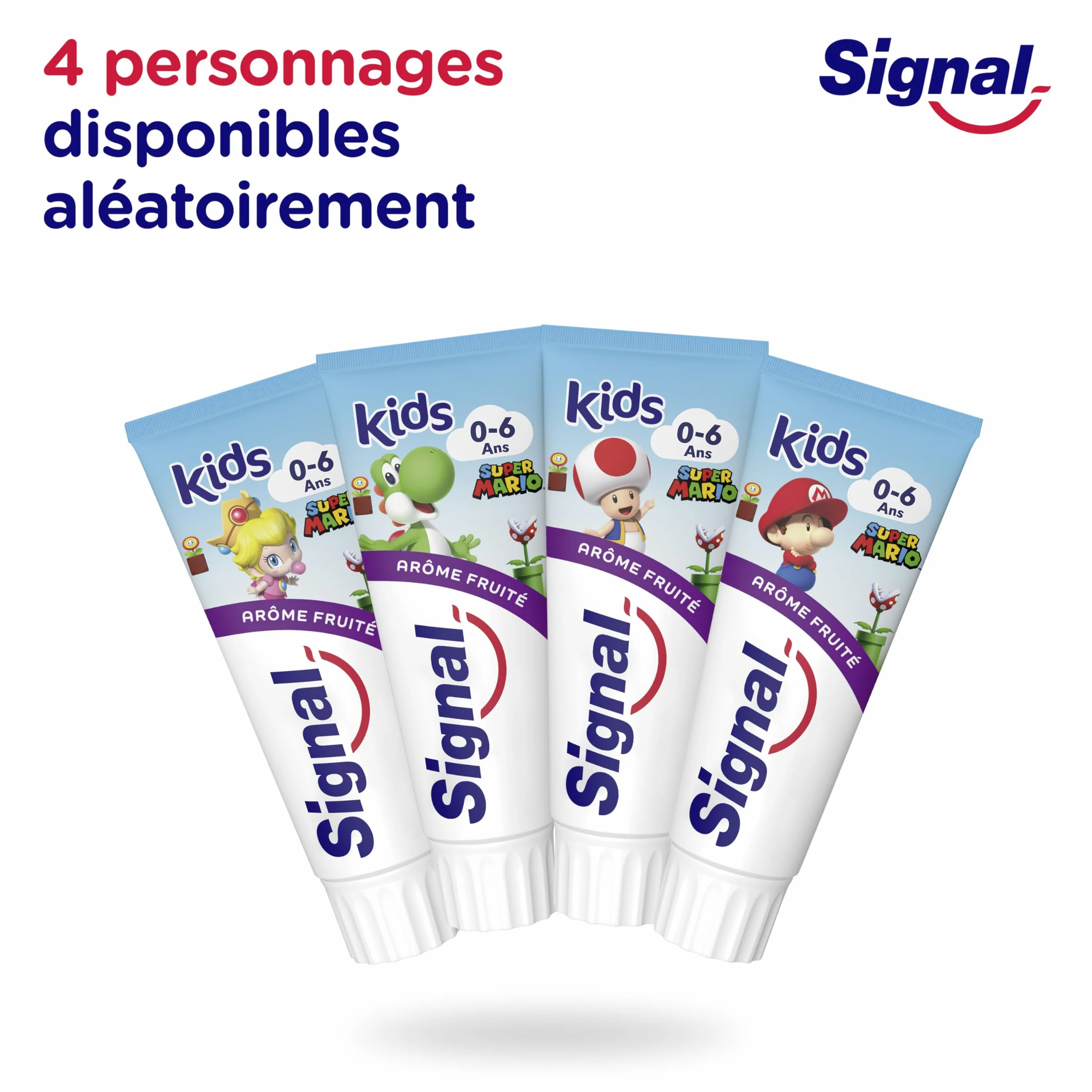 Signal Pasta do zębów dla dzieci Super Mario Aromat Owocowy 0-6 lat 75ml