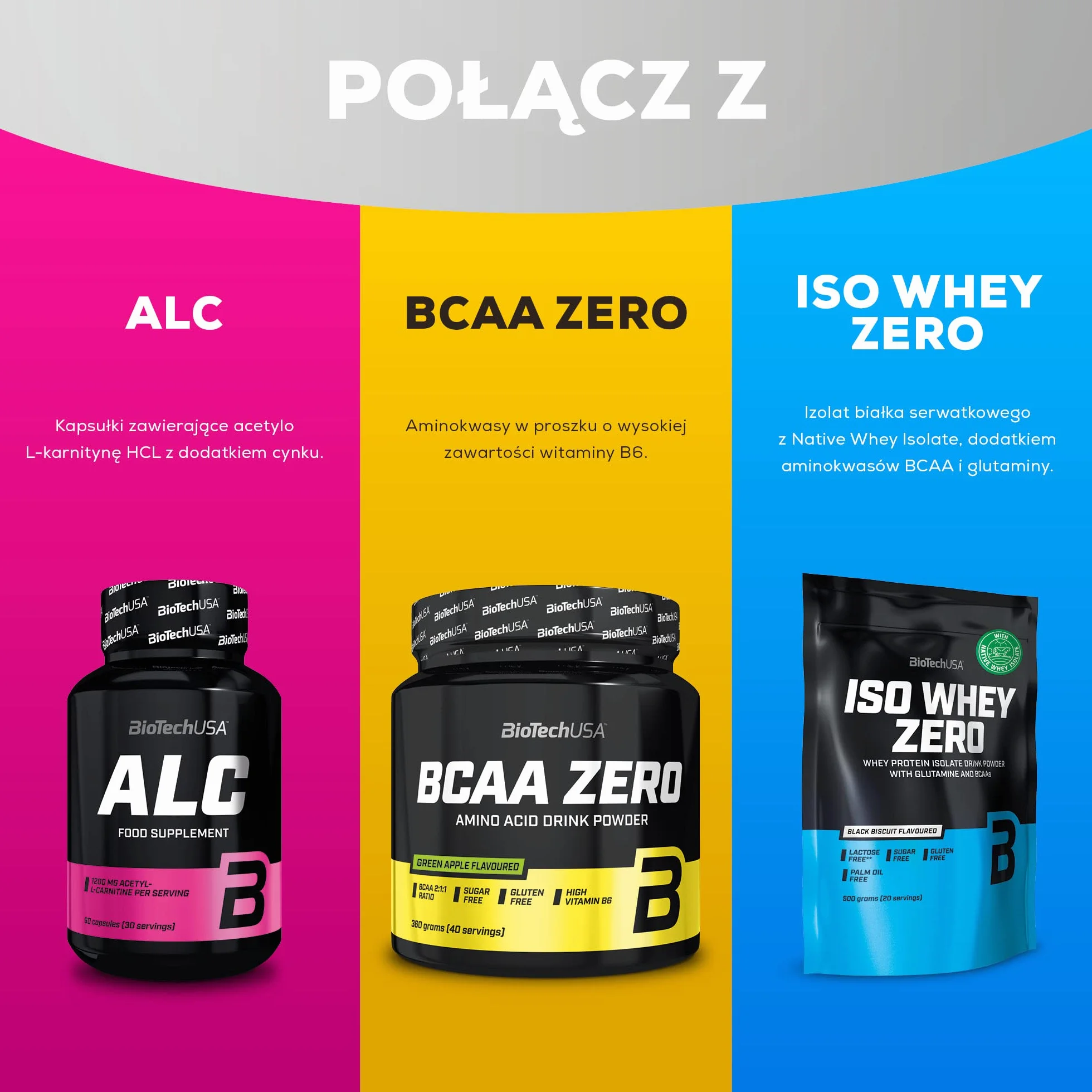 BioTechUSA Zero Bar Przekąska białkowa - O niskiej zawartości cukru i bez laktozy | Chrupiąca konsystencja | Pyszne smaki | Idealne do diety i treningów, Flavour Mix, 10 * 50g