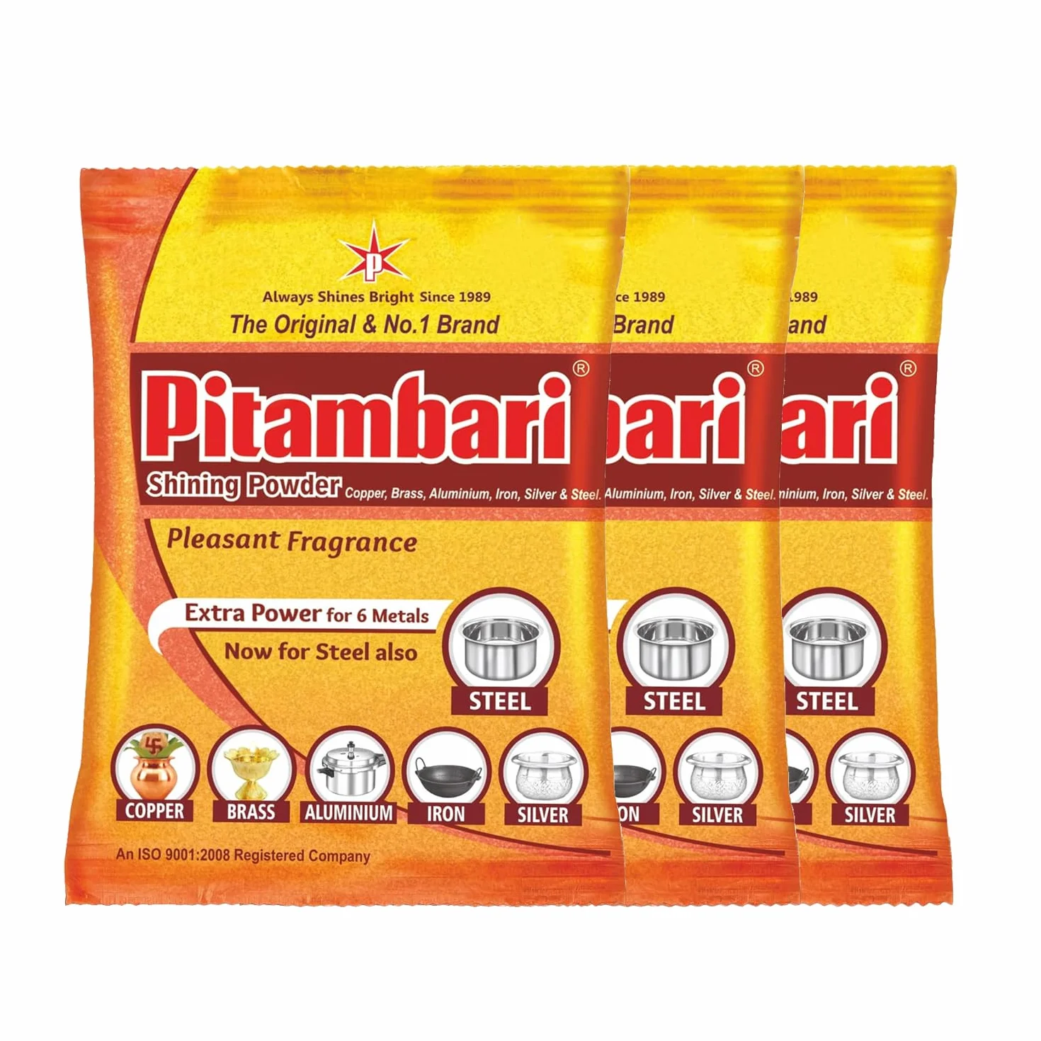 Pitambari Shining Powder 200 g opakowanie 3 Indie