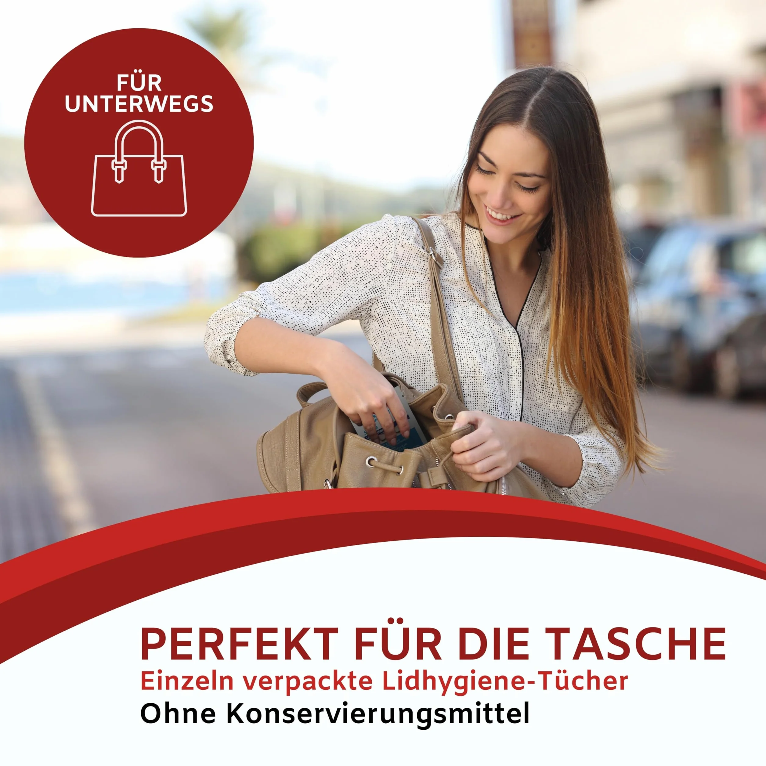 BlephaCura SALINA Lidhygiene-Tücher, sterile vorbefeuchtete Einmaltücher zur Reinigung der Augenlider, 20 Sztuka Ściereczki