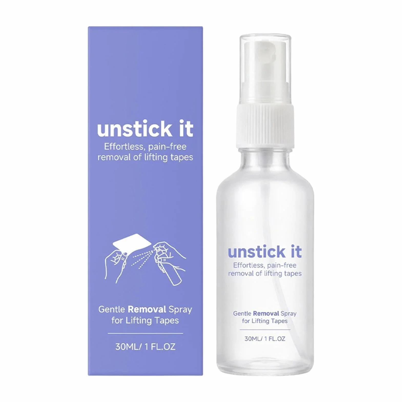 Skin Adhesive Remover Spray, Bandage Adhesive Remover, Quick Dry Strong Dissolver, Medical Grade Spray for Gentle Skin Safe Adults Women Families Daily Use Travel