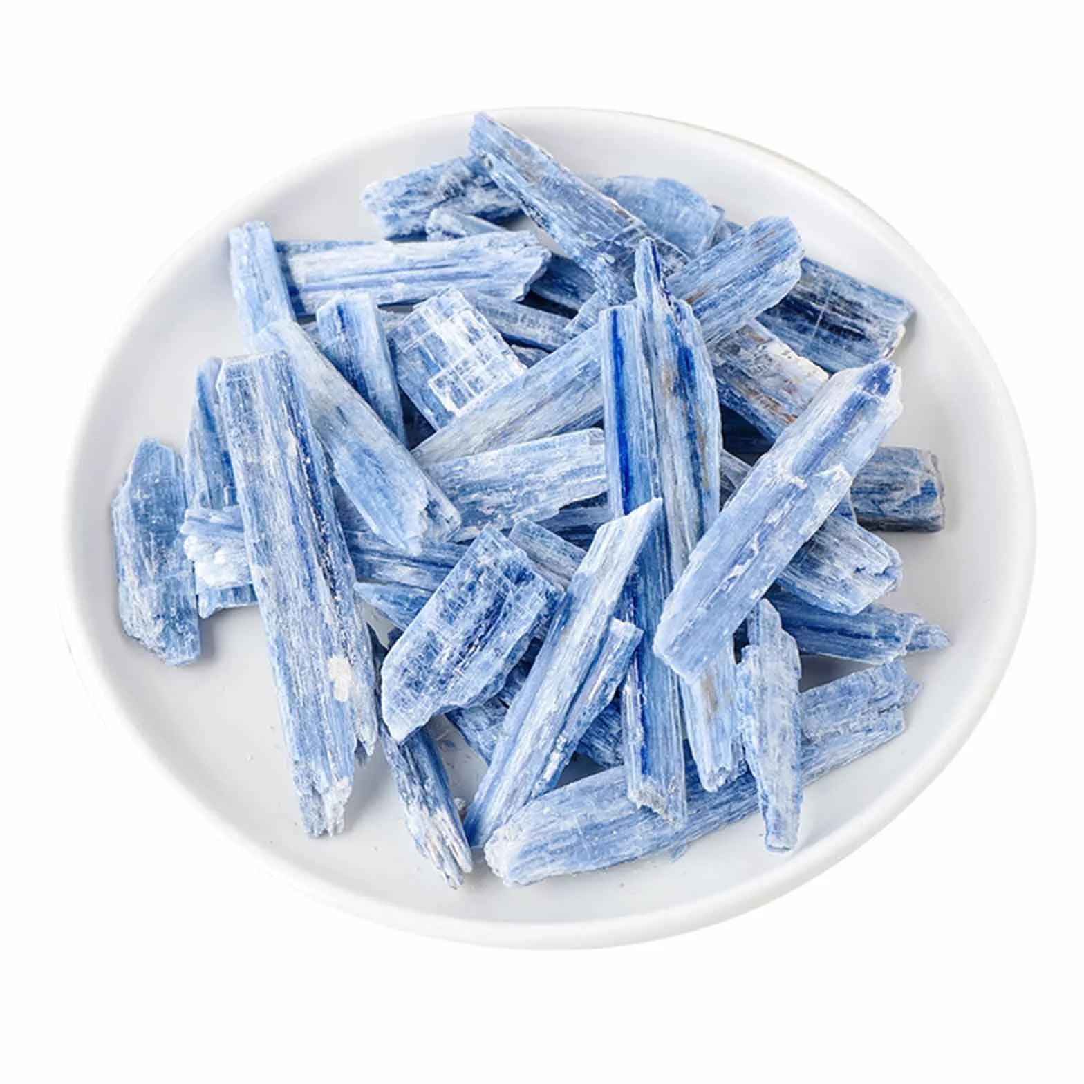 Naturalny Kamień Kyanite 1000g Surowy Szorstki Nieregularny do Upadku Owijanie Drutu Wicca Reiki Medytacja