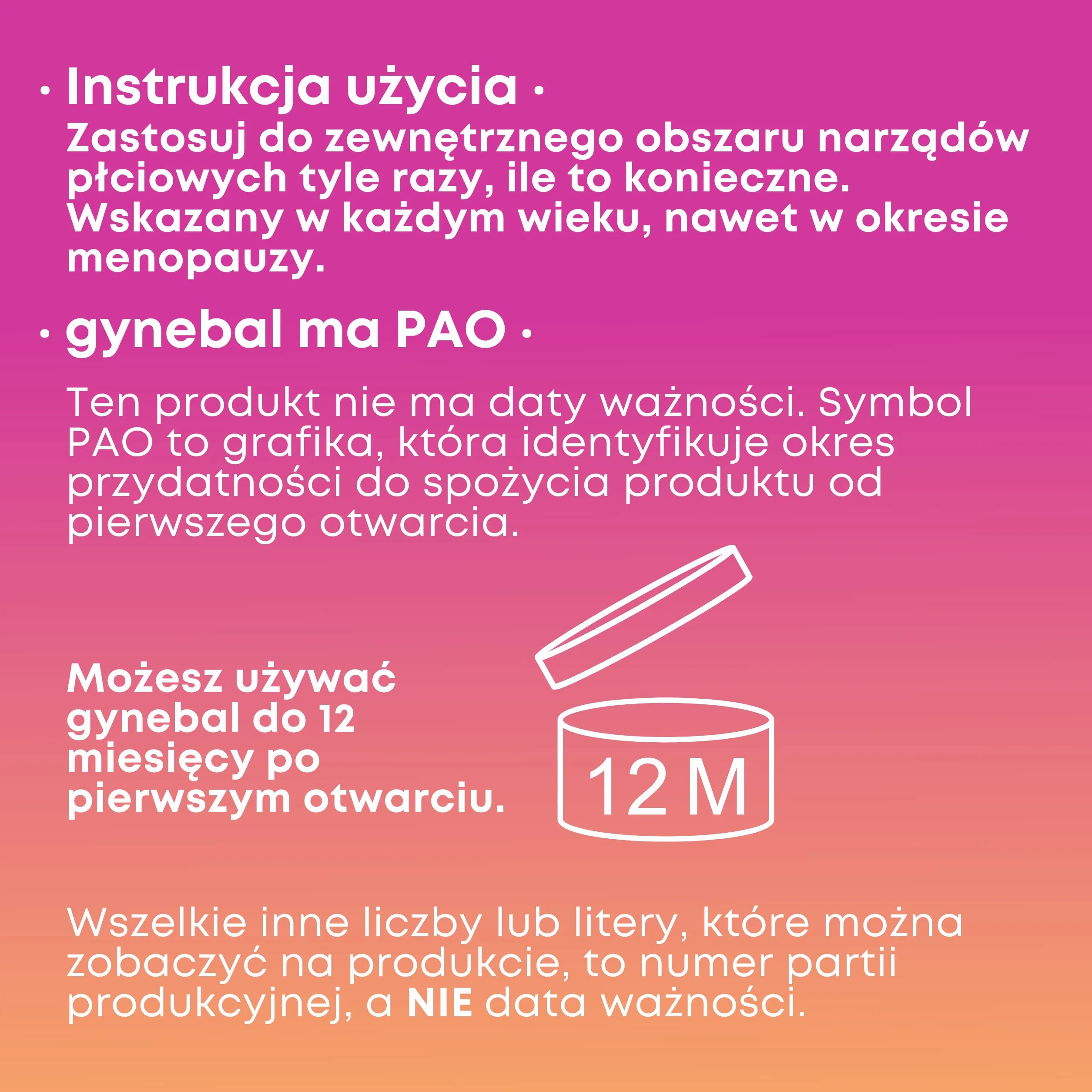 100 ml GYNEBAL Żel Intymny Dla Kobiet Nawilżająco-Natłuszczający Prebiotyk Sromu - ULGA ZEWNĘTRZNEJ SUCHOŚCI POCHWY - Intensywne nawilżenie i natychmiastowa świeżość