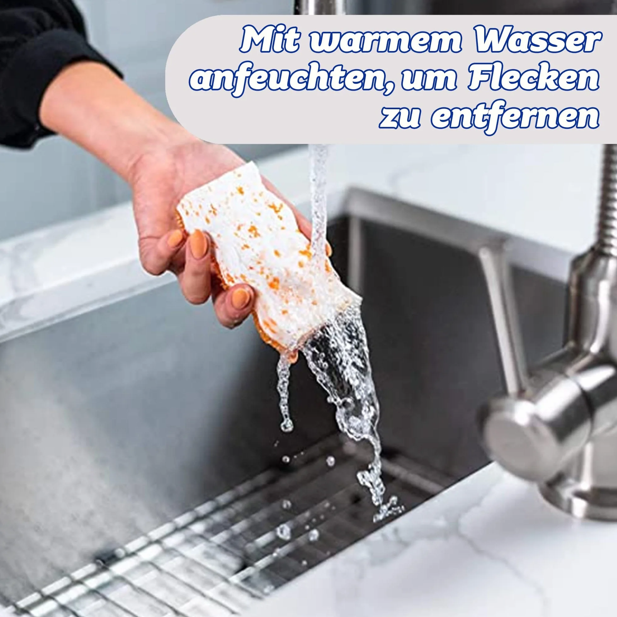 Scrub Daddy Eraser Gumka do Ścierania Biały Niebieski 2 szt.