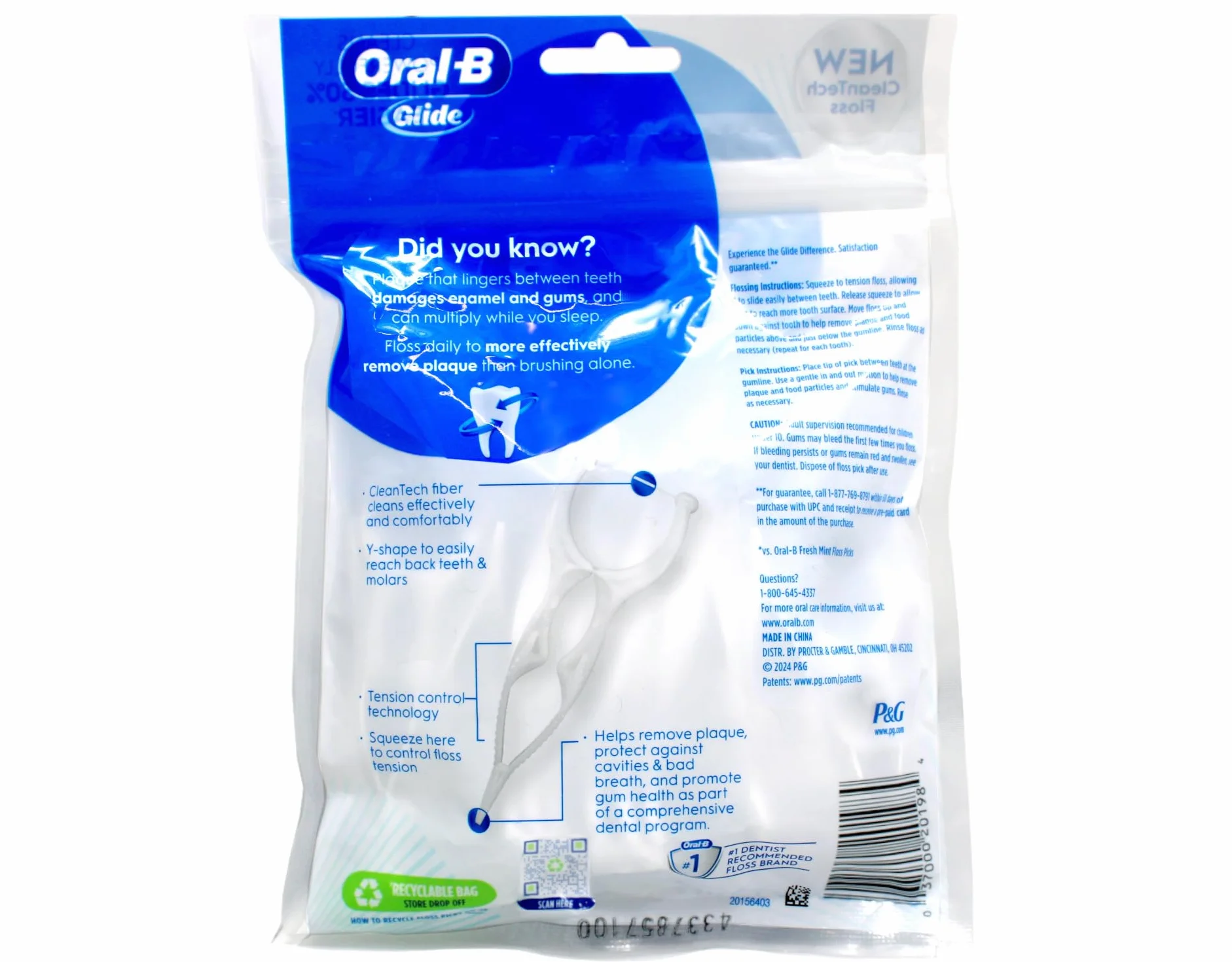 Oral-B Kostki do nici ślizgowej 1 szt.