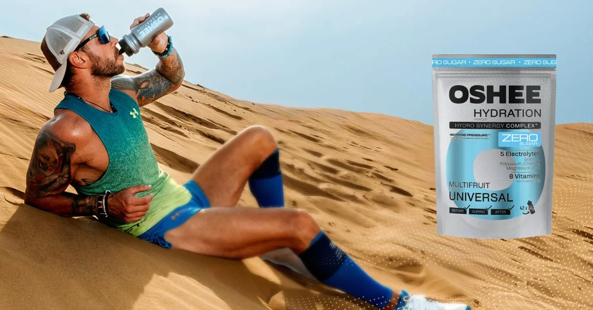 OSHEE Hydration Zero Sugar proszek Multifruit 630 g
