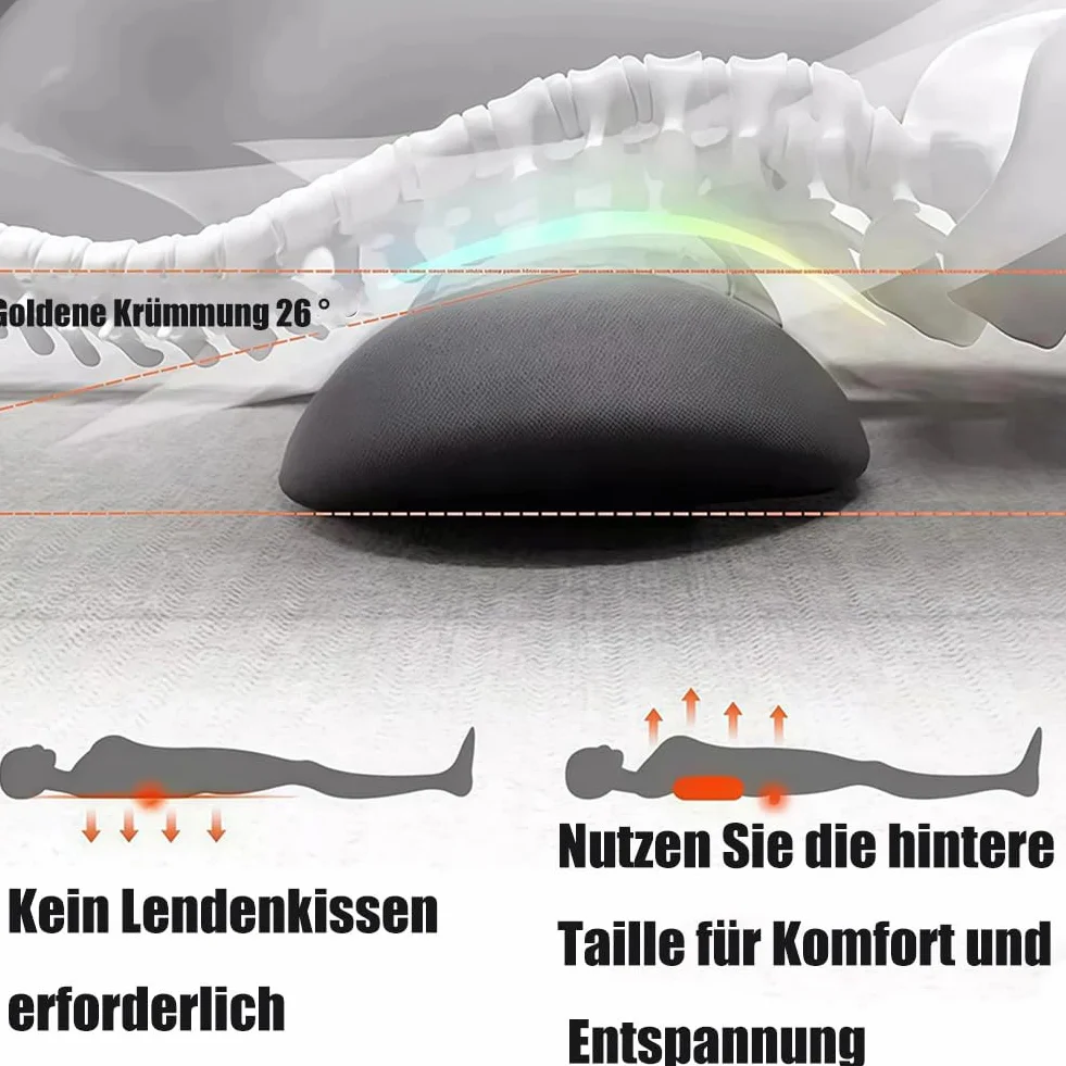 Vertebra Fusion masażer 3 w 1, oryginalny, Triple Fusion Back masażer, zakrzywienie 135°, 3 w 1, masażer pleców z liftingiem, masażem wibracyjnym i gorącym kompresem do talii (USB-A)