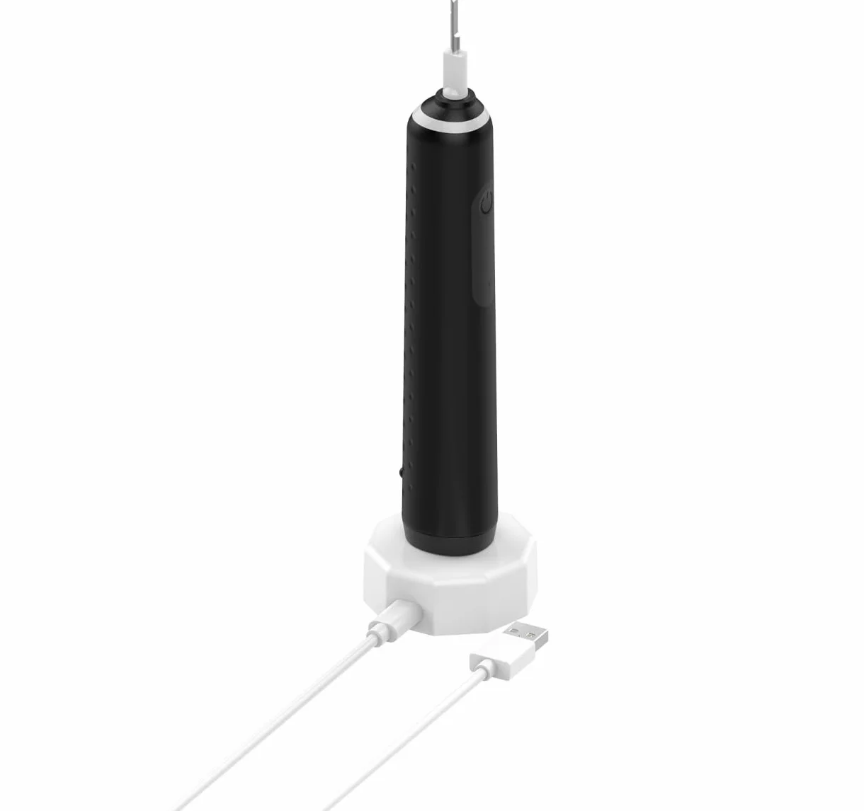 Ładowarka indukcyjna USB-C do podróży, kompatybilna z elektrycznymi szczoteczkami do zębów, kolor brązowy Oral B