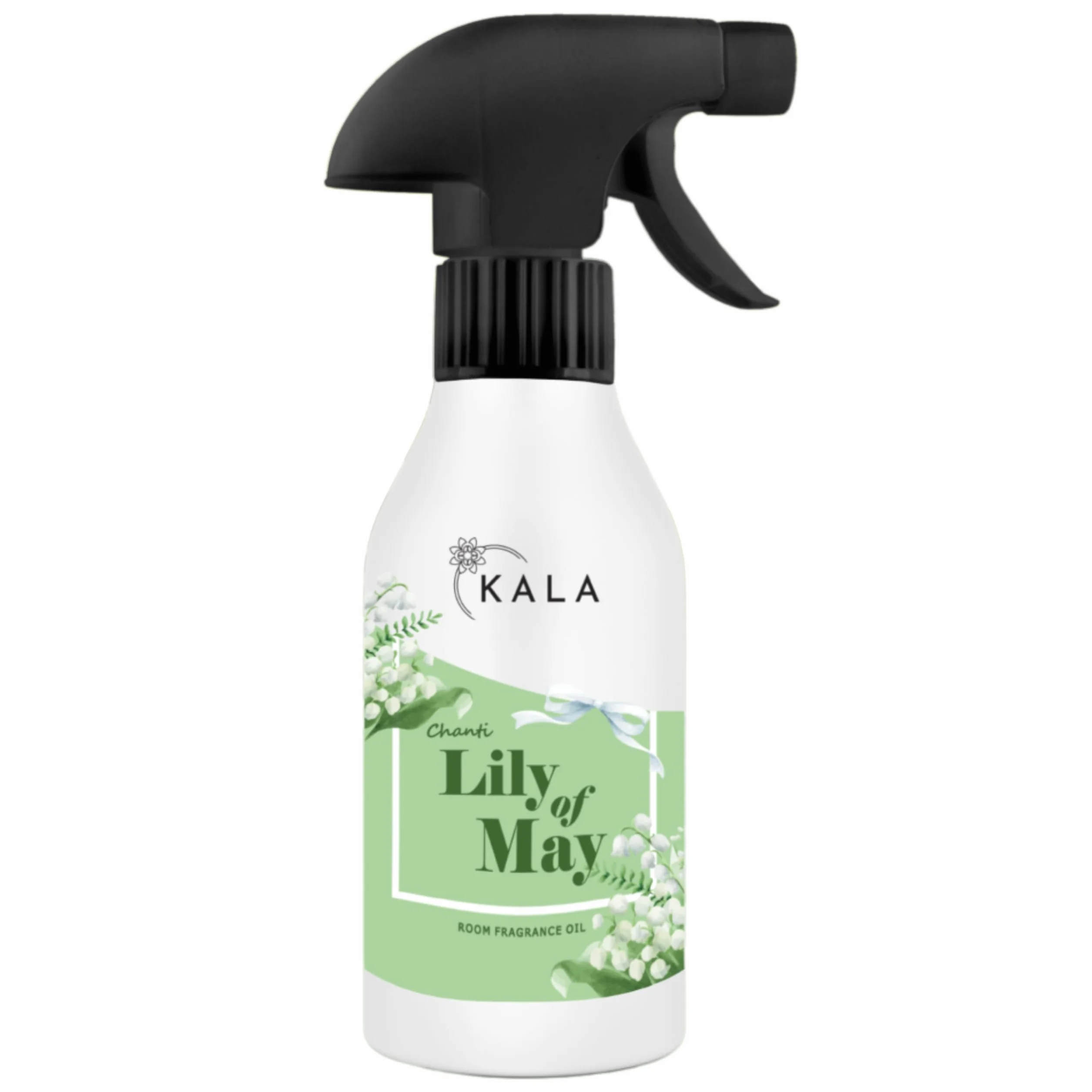 KALA - Odświeżacz Powietrza Spray Zapachowy CHANTI, Spray do Pomieszczeń z Neutralizacją Zapachów, Spray Zapachowy do Pomieszczeń Trzymający do 48h - Lily of May, 250ml