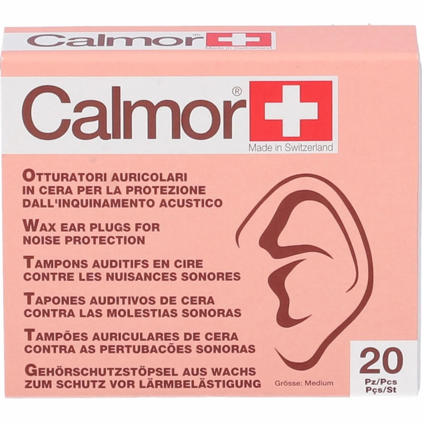 Calmor Wax Ear Plugs 20 sztuk Artsana by Artsana