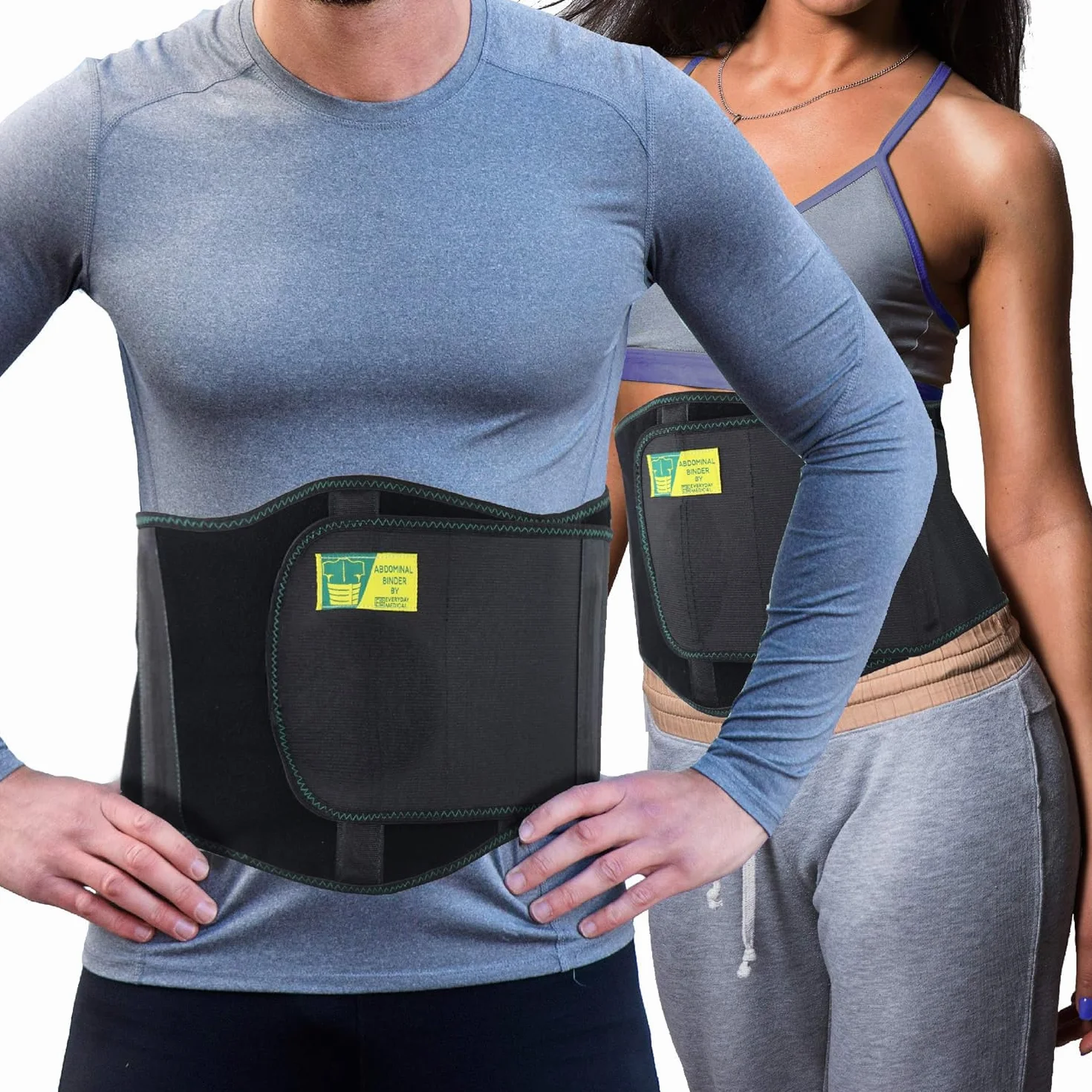 Ergonomiczny pas na przepuklinę pępkową z podkładką uciskową L/XXL dla mężczyzn i kobiet