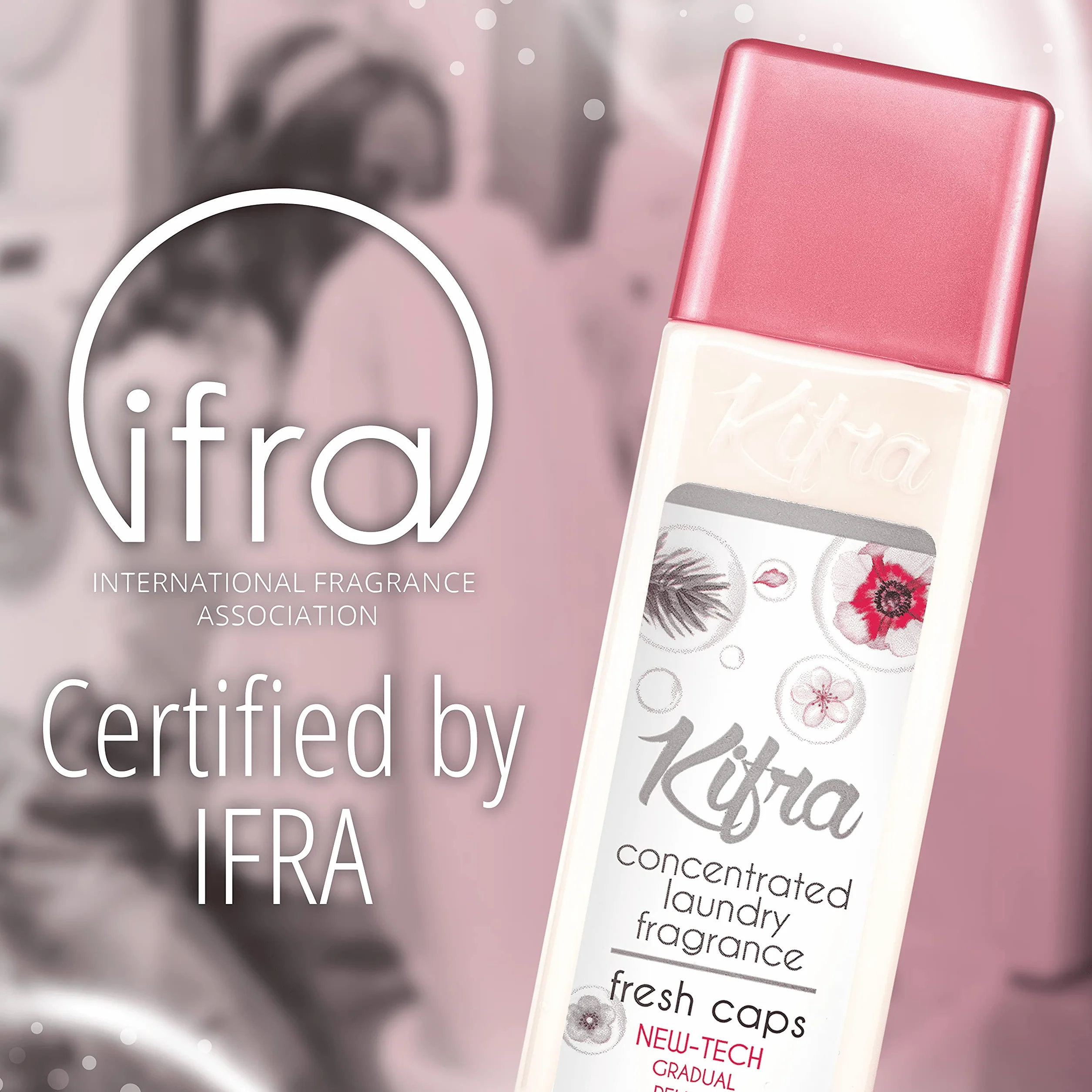 Kifra Fresh Caps skoncentrowane perfumy do prania, 200 ml, 80 cykli prania, długotrwały zapach do prania
