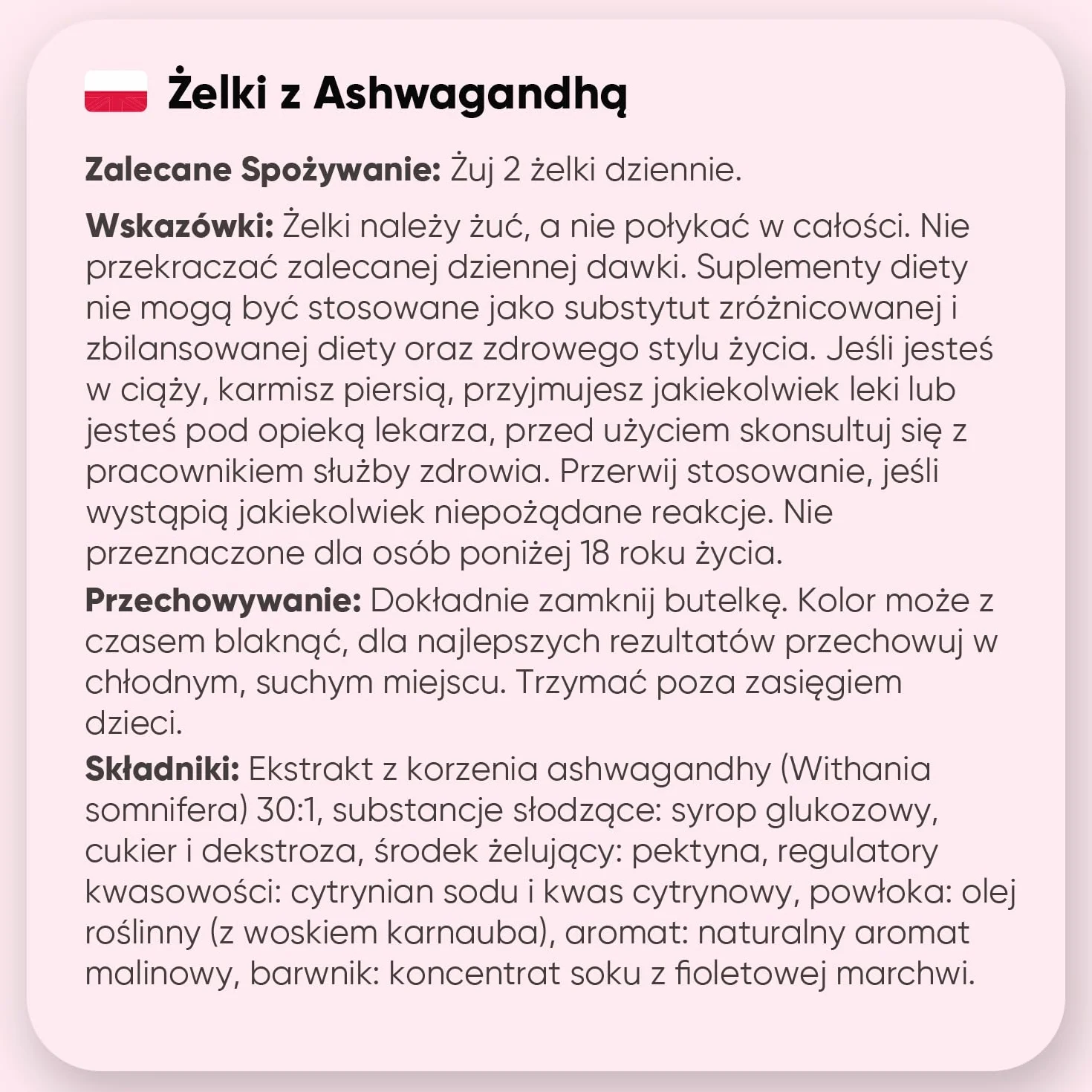 Ashwagandha Żelki 1200 mg – 120 wegańskich żelek o smaku malinowym – pyszne i wygodne – Ajurwedyjski suplement z Withania Somnifera, bez glutenu, bez laktozy, bez GMO, zapas na 2 miesiące