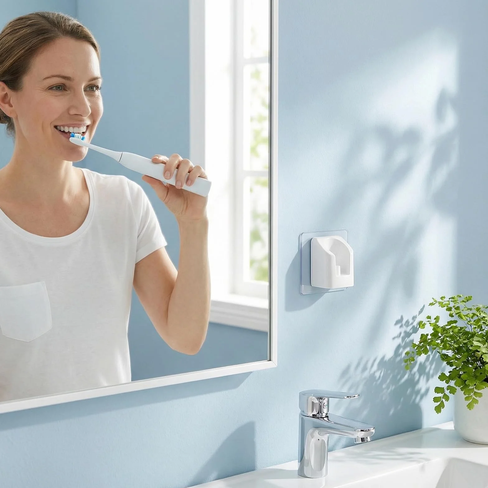 HENGBIRD Stacja ładująca do zębów Oral-B, bezprzewodowa ładowarka kompatybilna z Oral-B iO6, iO5, iO4, iO3, Pro 3500, Vitality, Genius X, adapter ścienny EU