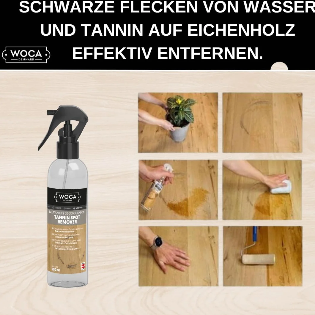 WOCA Spray do plam z kwasu garbowanego 0,25 l, 1 sztuka, 551005A
