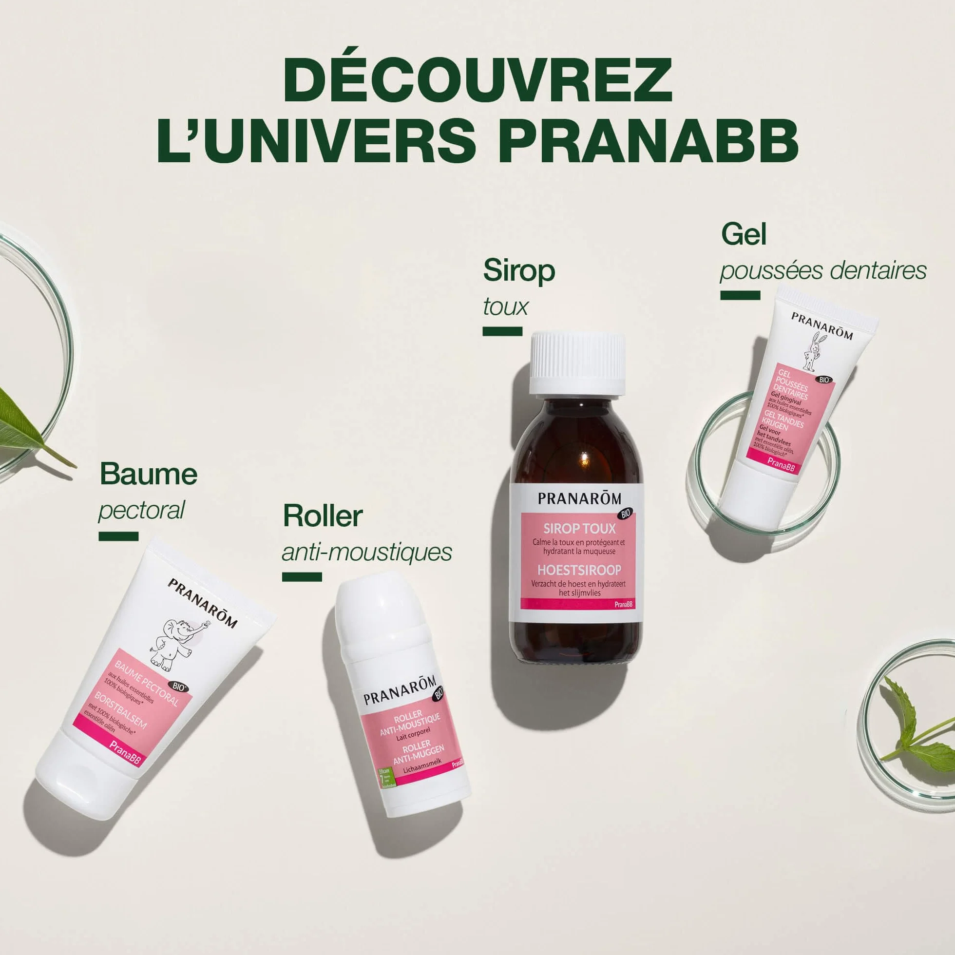 Pranarôm Organiczny Kojący Żel Kojący dla Dzieci i Dzieci Z Organicznymi Olejkami Eterycznymi Pranabb 15 ml