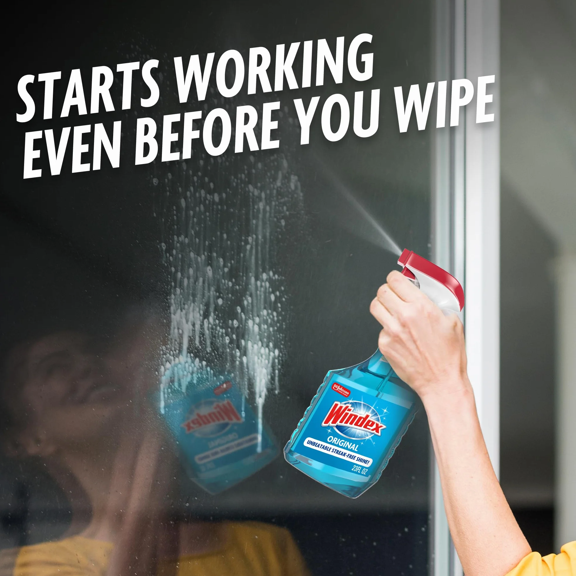 Windex 01980070195 oryginalny środek do czyszczenia szkła, pojemność 23,0 uncji płynu