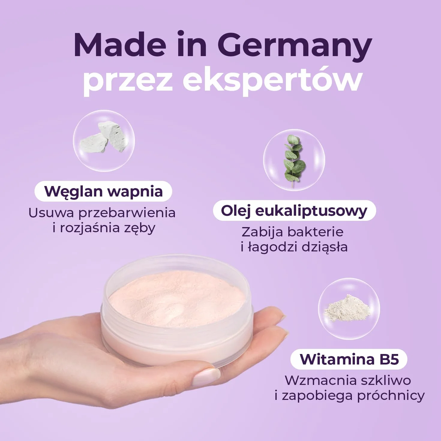 Onlysmile wybielanie zębów w proszku do białych | Wybielanie zębów z widocznym efektem oczyszczającym | Wybielanie zębów - Kosmetyczne czyszczenie zębów