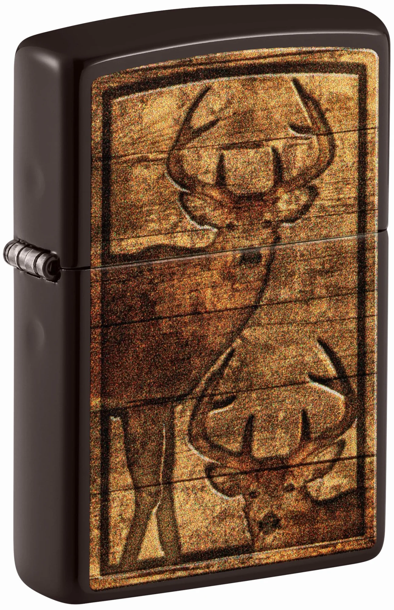 Zippo Zapalniczka Sztormowa Outdoor Wooden Nature Wielokrotnego Użytku Wiatroodporna Brązowy Pudełko na Prezent