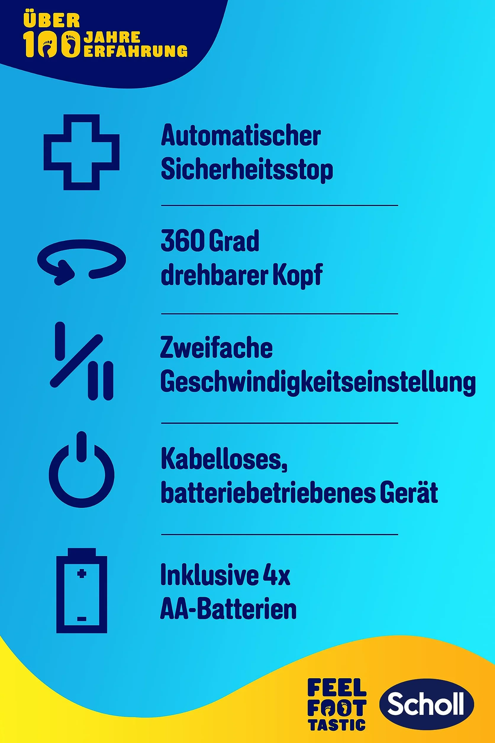 Scholl Expert Care 2 w 1 File & Smooth elektryczny przyrząd do usuwania zrogowaciałego naskórka, dla jedwabiście miękkich stóp, elektrycznie fioletowy