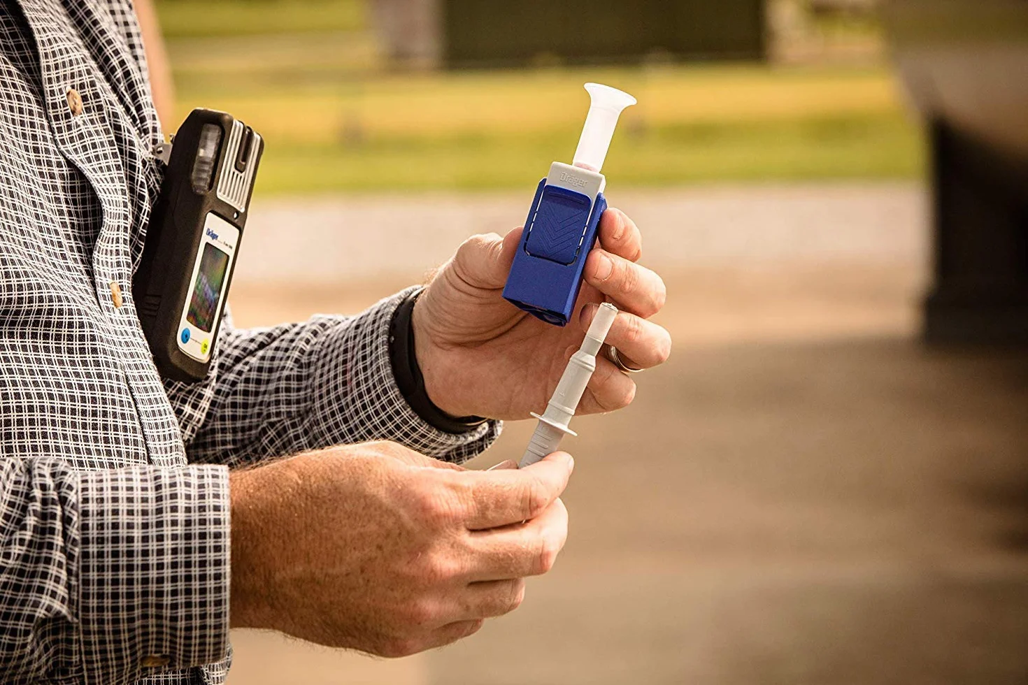 Dräger DrugCheck 3000 | 3X 6-panelowe testy leków na ślinę do użytku domowego | jednorazowego użytku | wykrywa THC, metamfetaminę, amfetaminę, benzodiazepinę, kokainę i opipaty