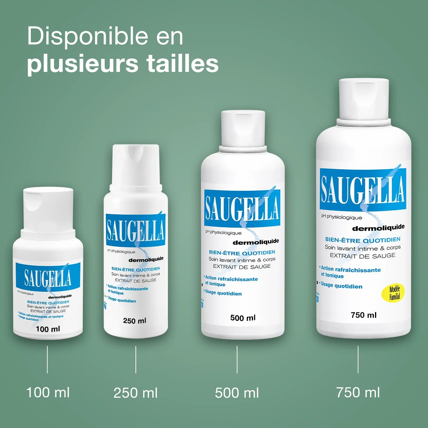 Saugella Dermoliquid z ekstraktem Salvia officinalis, odświeżający i przeciwzapachowy 500 ml