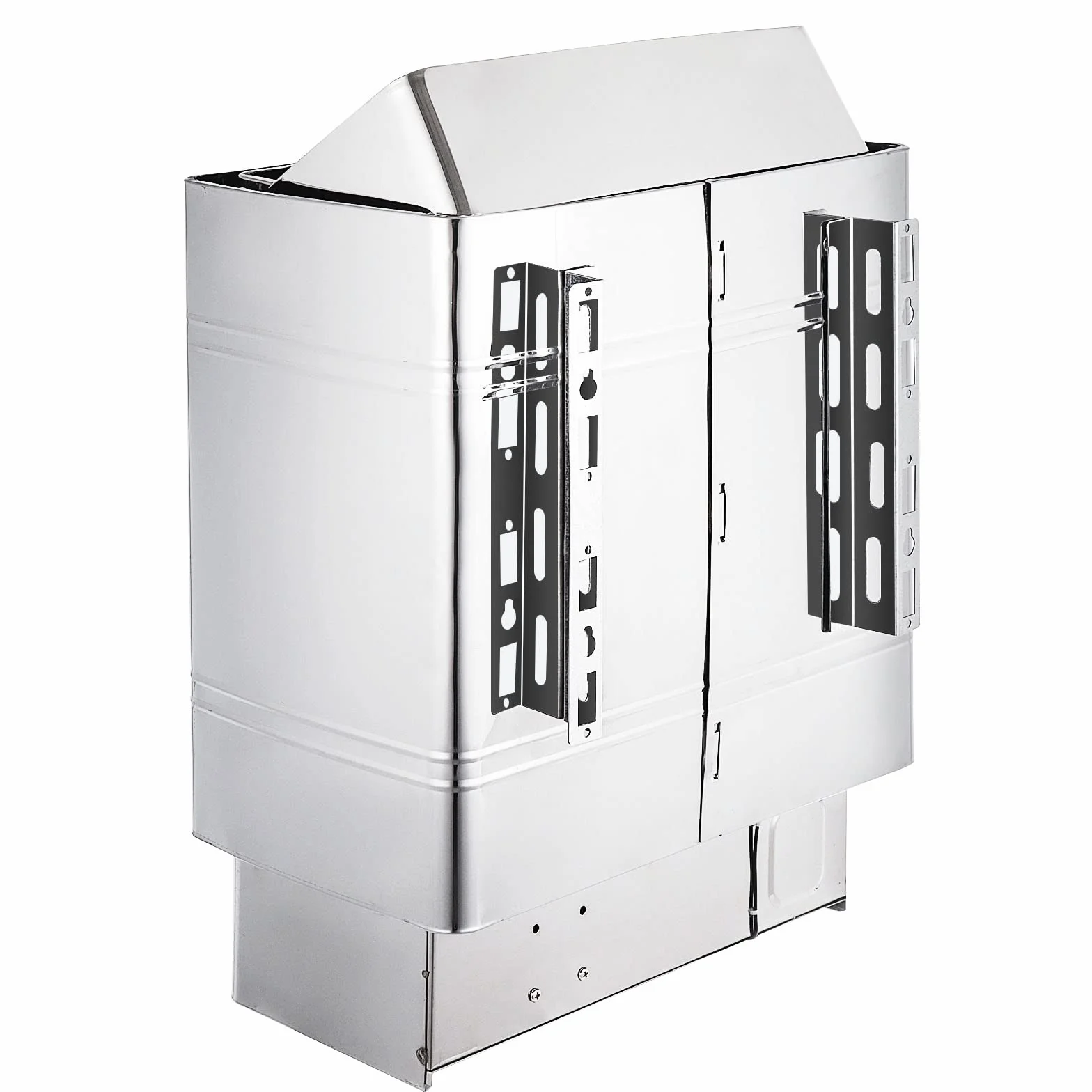 FlowerW Piec do sauny 9 kW, kuchenka elektryczna do sauny 380 V – 415 V, elektryczny piec do sauny, 2 tryby (temperatura, czas), z zewnętrznym urządzeniem sterującym i czujnikiem temperatury 3M