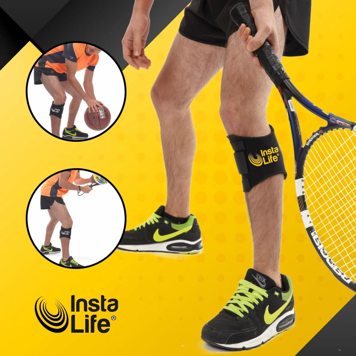 INSTA LIFE INSTALIFE, system akupresury łagodzący ból stawów, łagodzi ból pleców za pomocą akupresury, ergonomiczny, ból krzyża, rwa kulszowa, ból kolan, 2 sztuki
