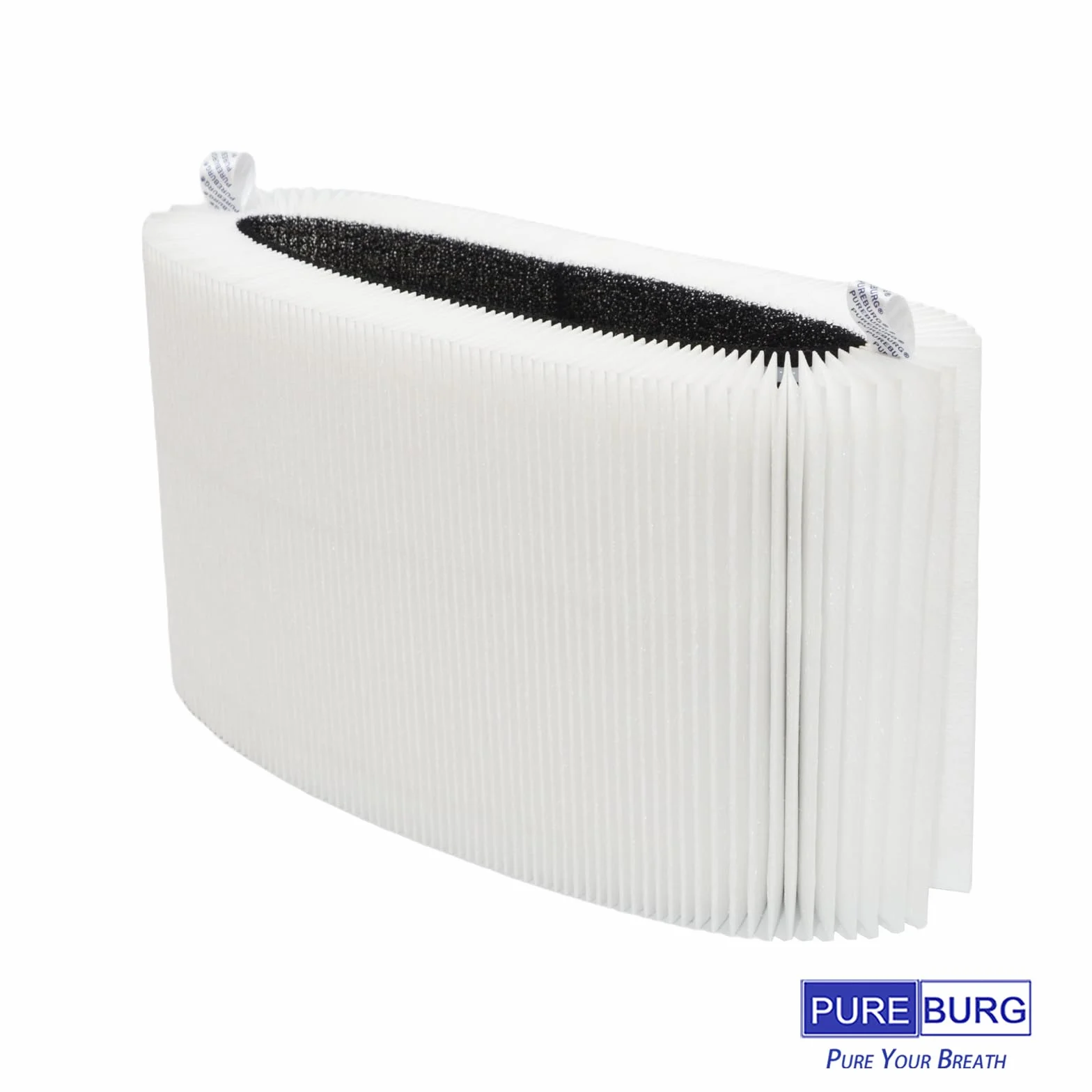 PUREBURG Filtr zastępczy H13 HEPA z węglem aktywnym do Blueair Blue Pure 511i Max, 4 sztuki
