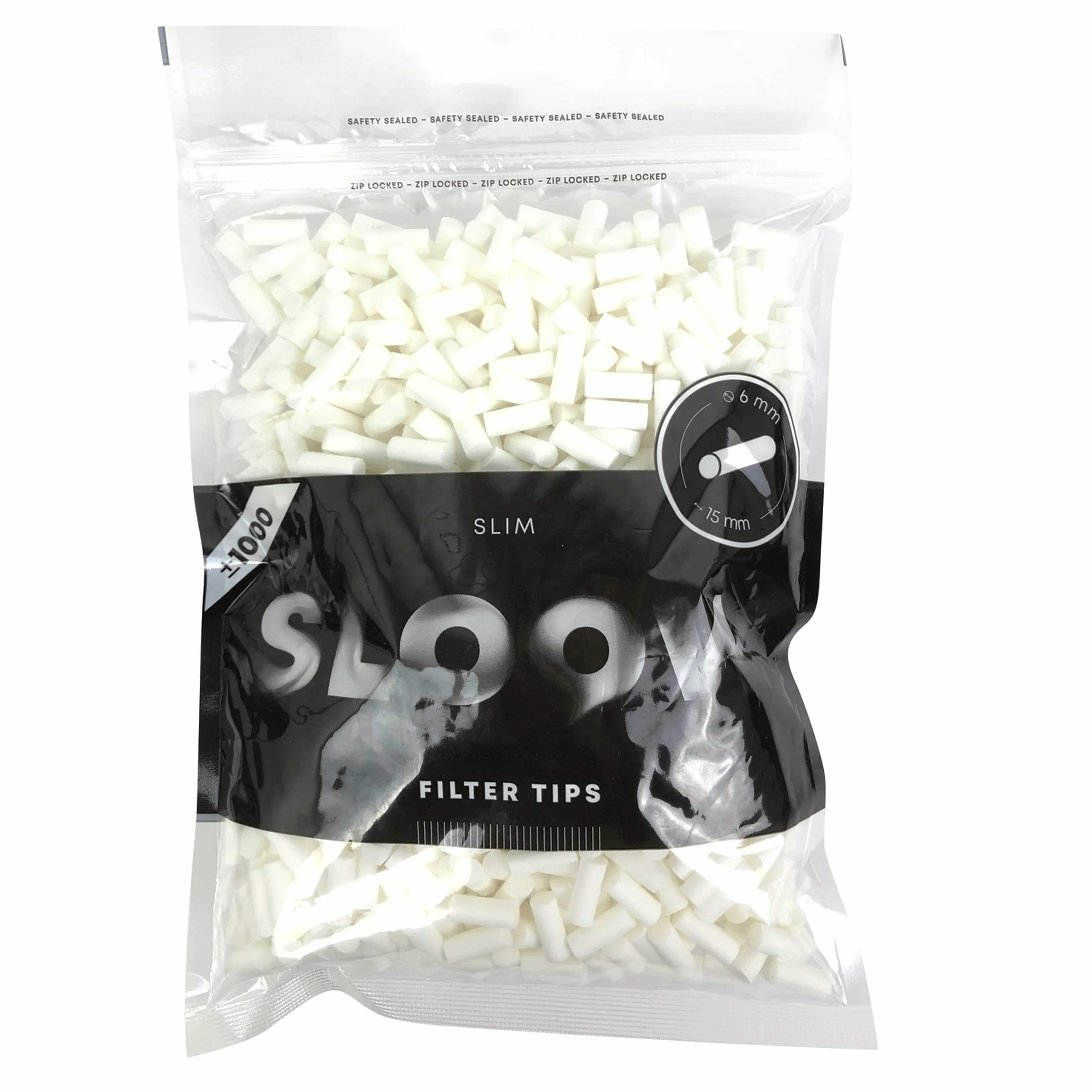 Polyflame 1000 sztuk filtrów do papierosów 6 mm Slim Filter do papierosów filtr dokładny Slim Filter 49