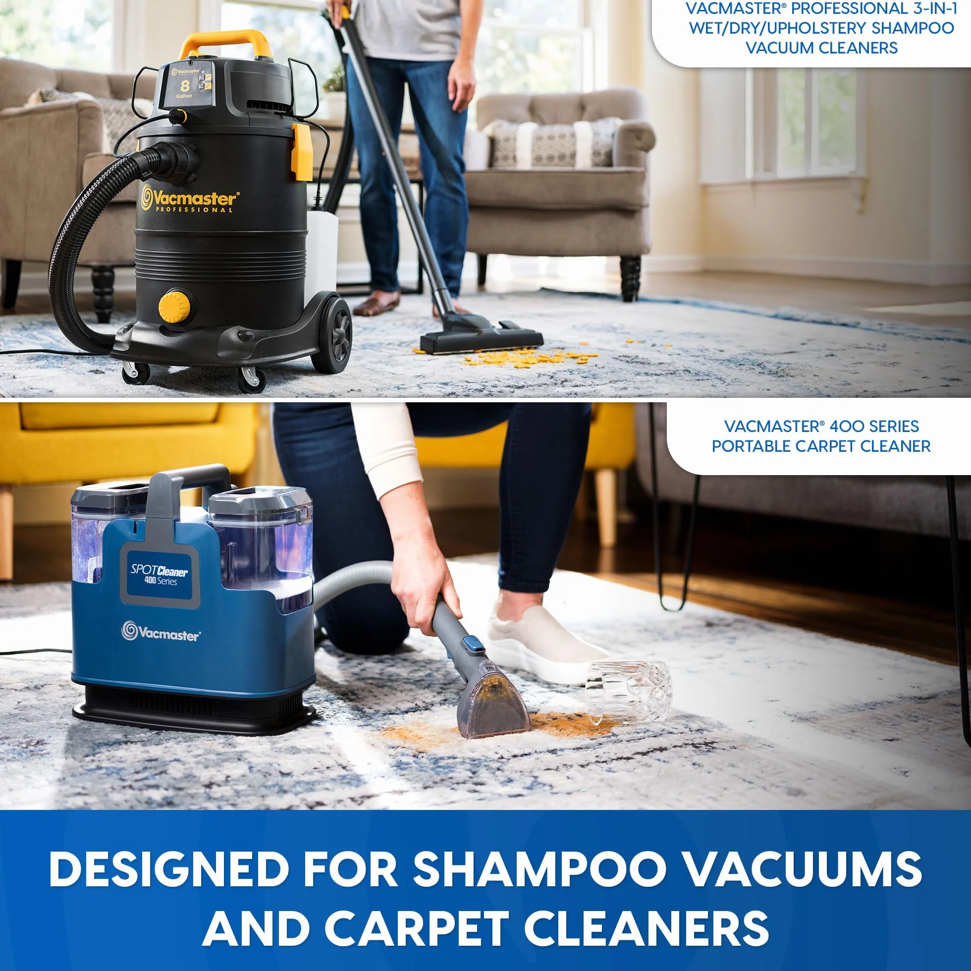 Vacmaster Wash & Refresh Febreze Carpet Cleaner Szampon Skoncentrowana 2-krotna formuła