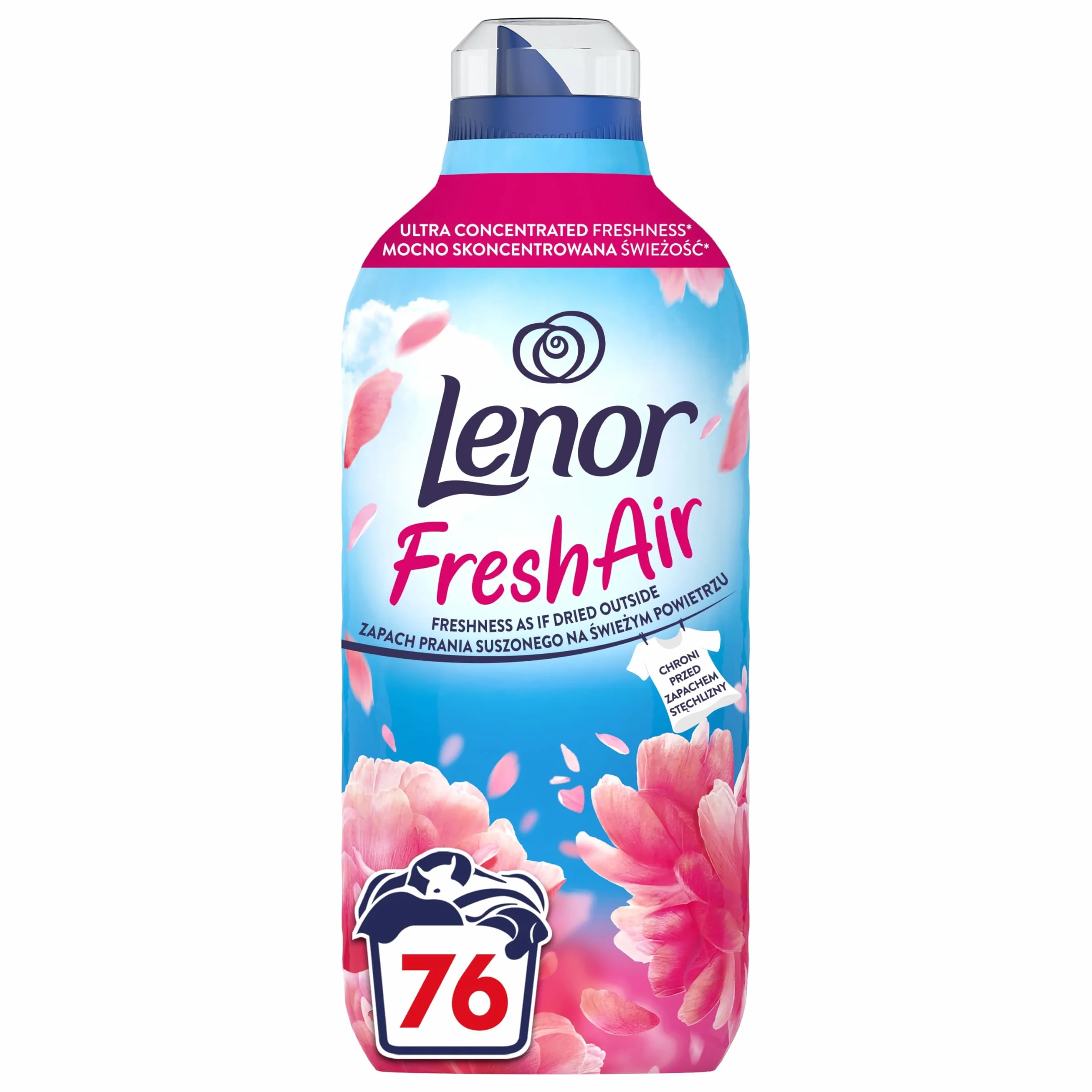Lenor Fresh Air płyn do płukania tkanin 76 prania 1.064L Pink Blossom