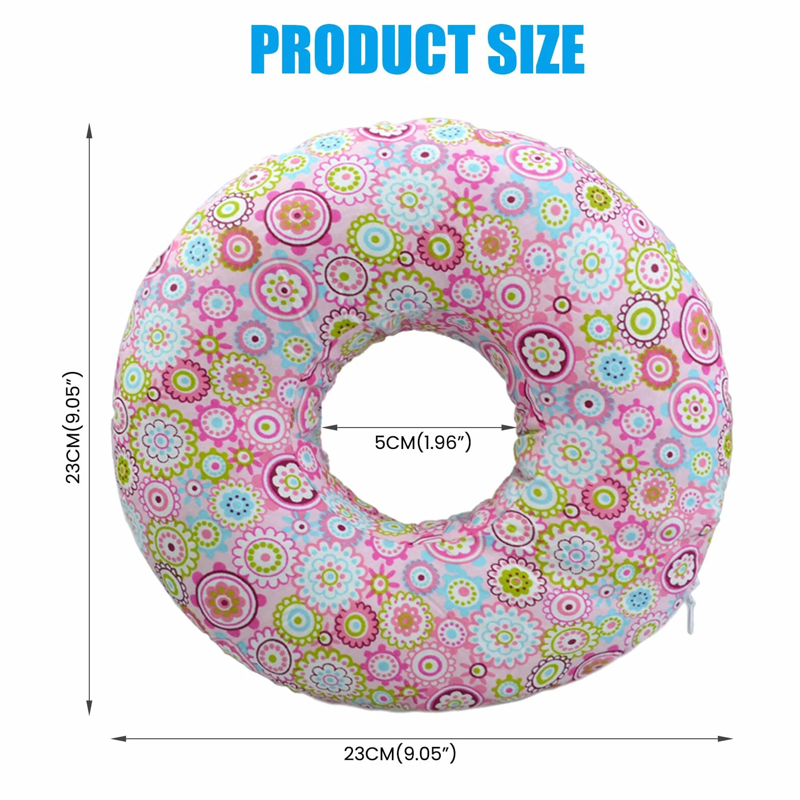 Aicharynic Poduszka do piercingu, otworu, ucha, donut, poduszka karku, dla bokowego spoczynku, bólów uszu