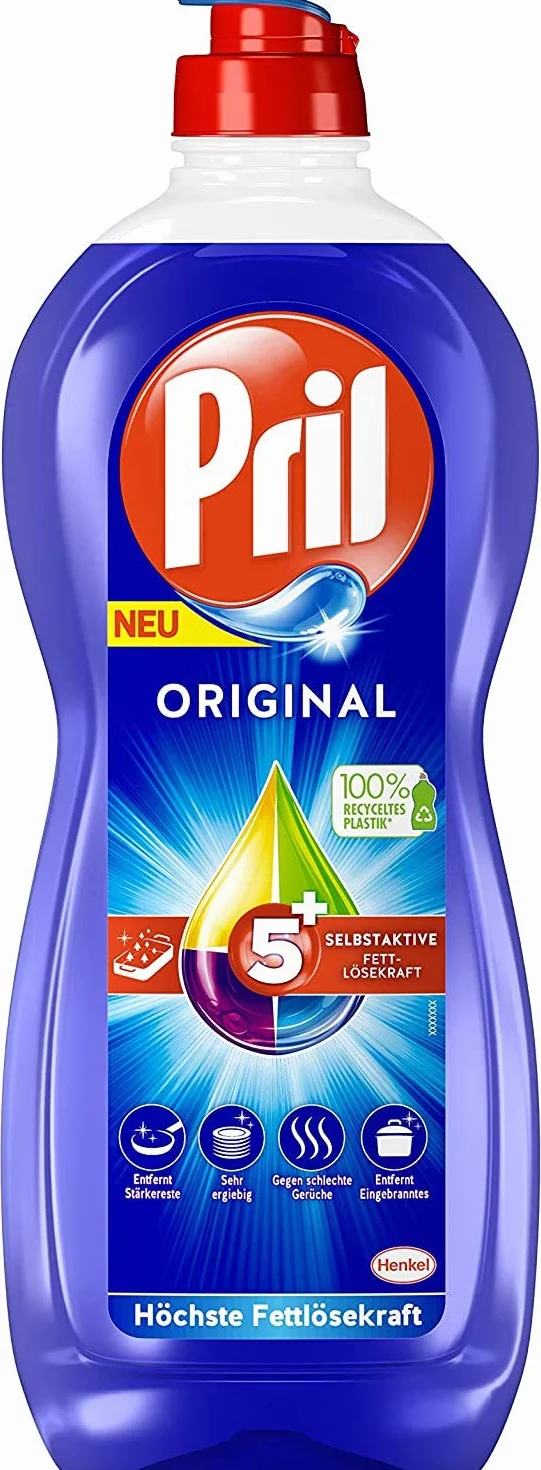 Pril 5 Plus Original płyn do mycia naczyń 7 x 675 ml