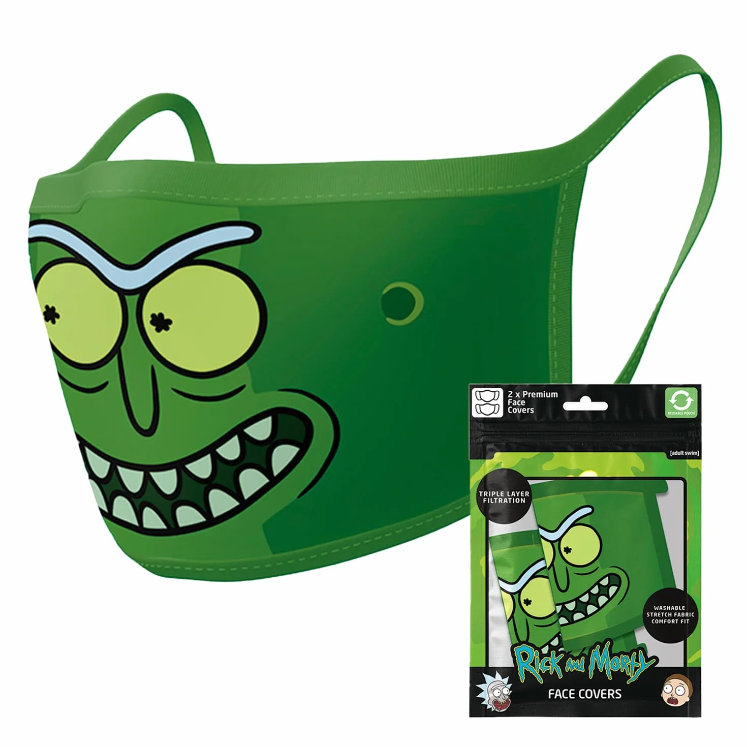 Pyramid International Rick & Morty Pickle Rick Face Masks