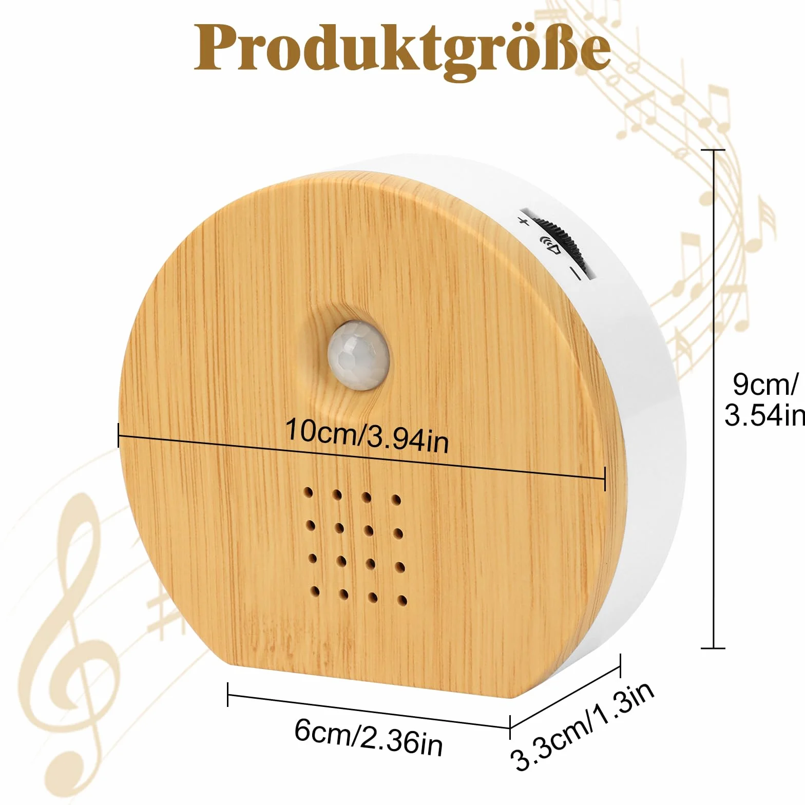Soundbox z czujnikiem ruchu 11 odgłosów natury timer 2-60 min przyssawki