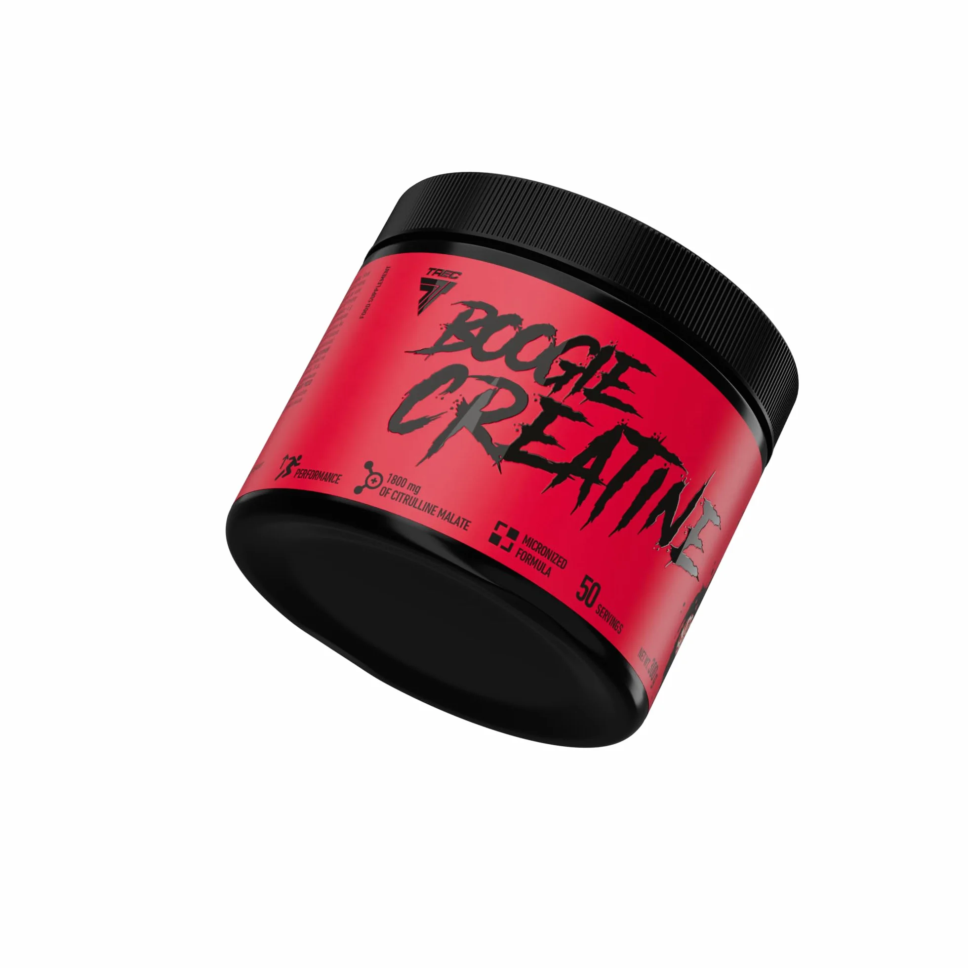 Trec Nutrition Boogie Creatine, Mikronizowana Kreatyna Monohydrat z Cytruliną, 300 g, 50 Porcji