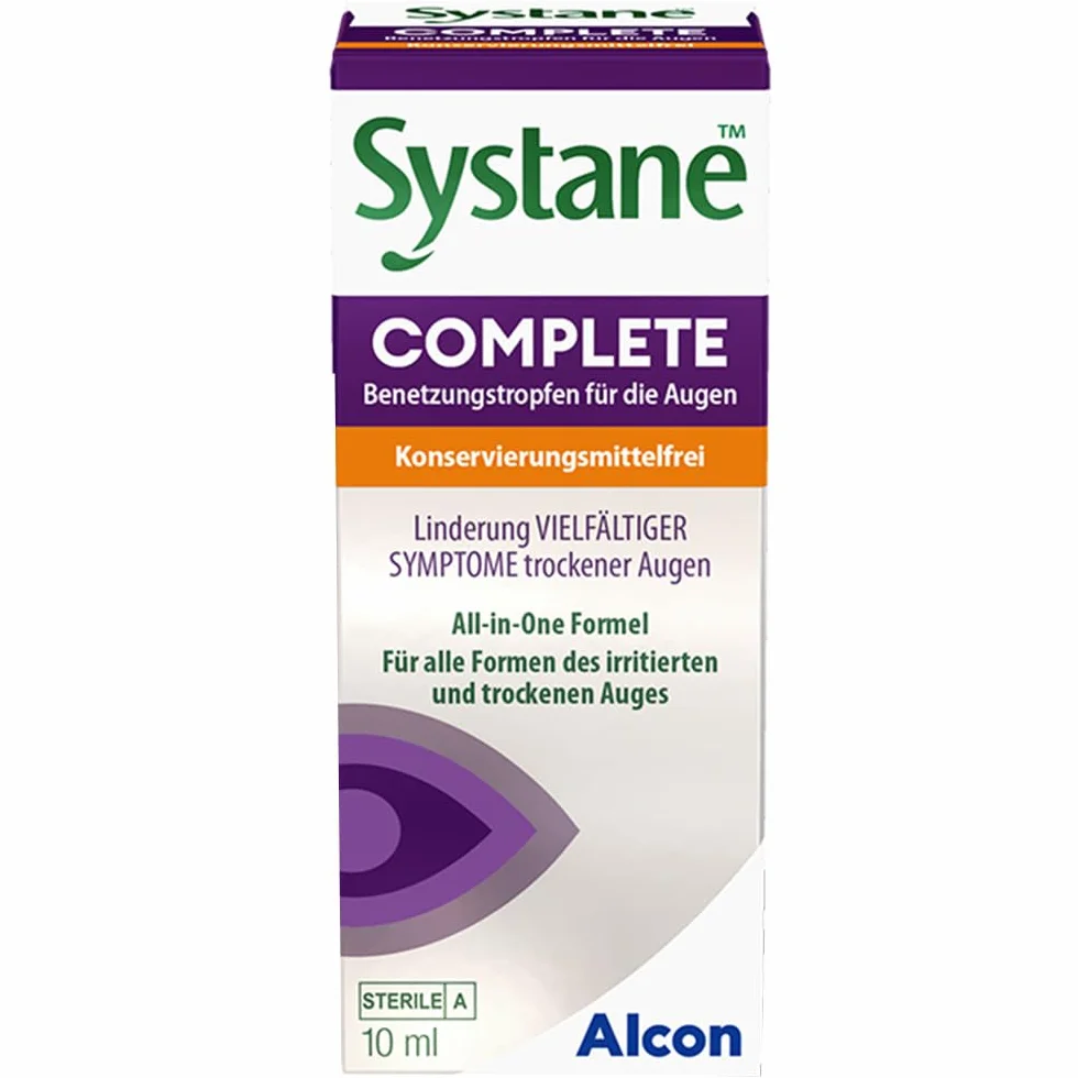 Systane Całkowite konserwujące wolne krople zwilżające, 1x10ml