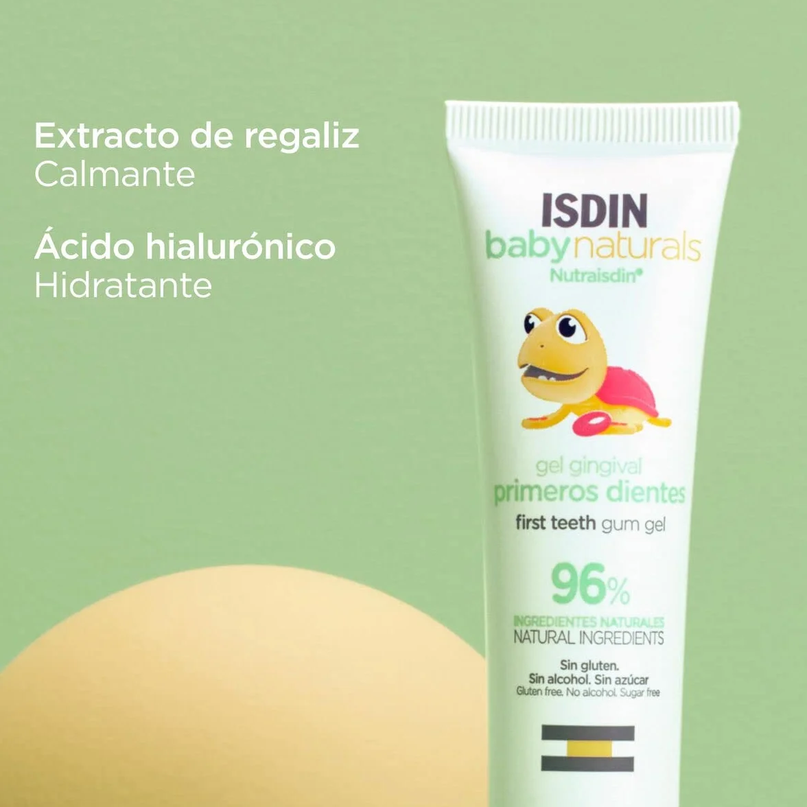 NutraISDIN Baby Naturals Gingival Pierwsze Zęby Dziecko, zawierające 96% składników pochodzenia naturalnego, 30 ml