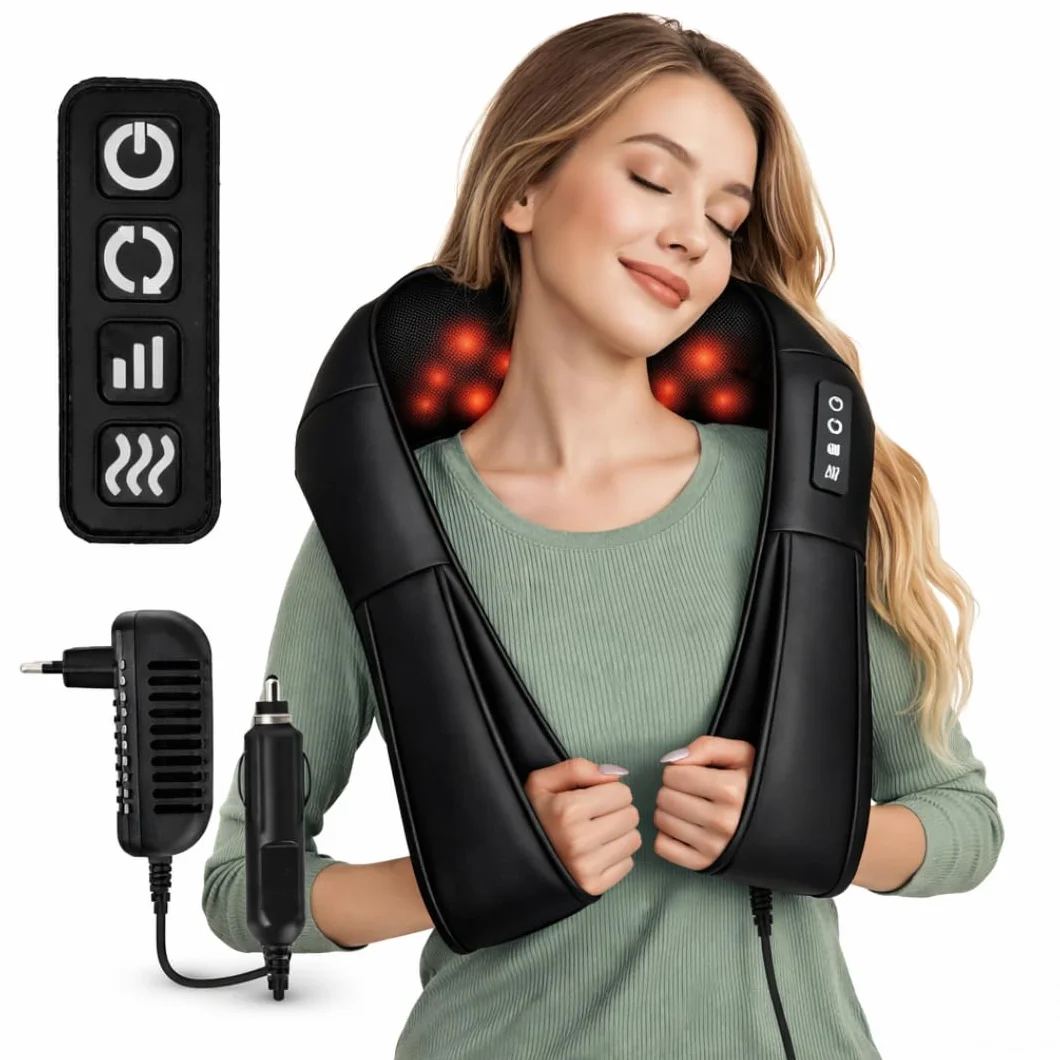Masażer Shiatsu do Karku i Pleców z Podgrzewaniem Elektryczny MM Infinity Love