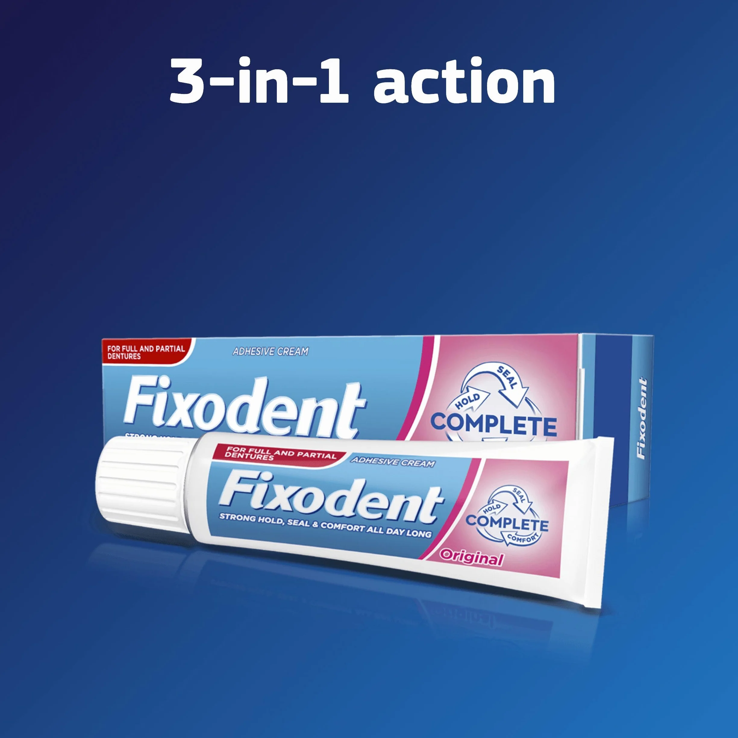 Fixodent Krem samoprzylepny do protez, 40 g