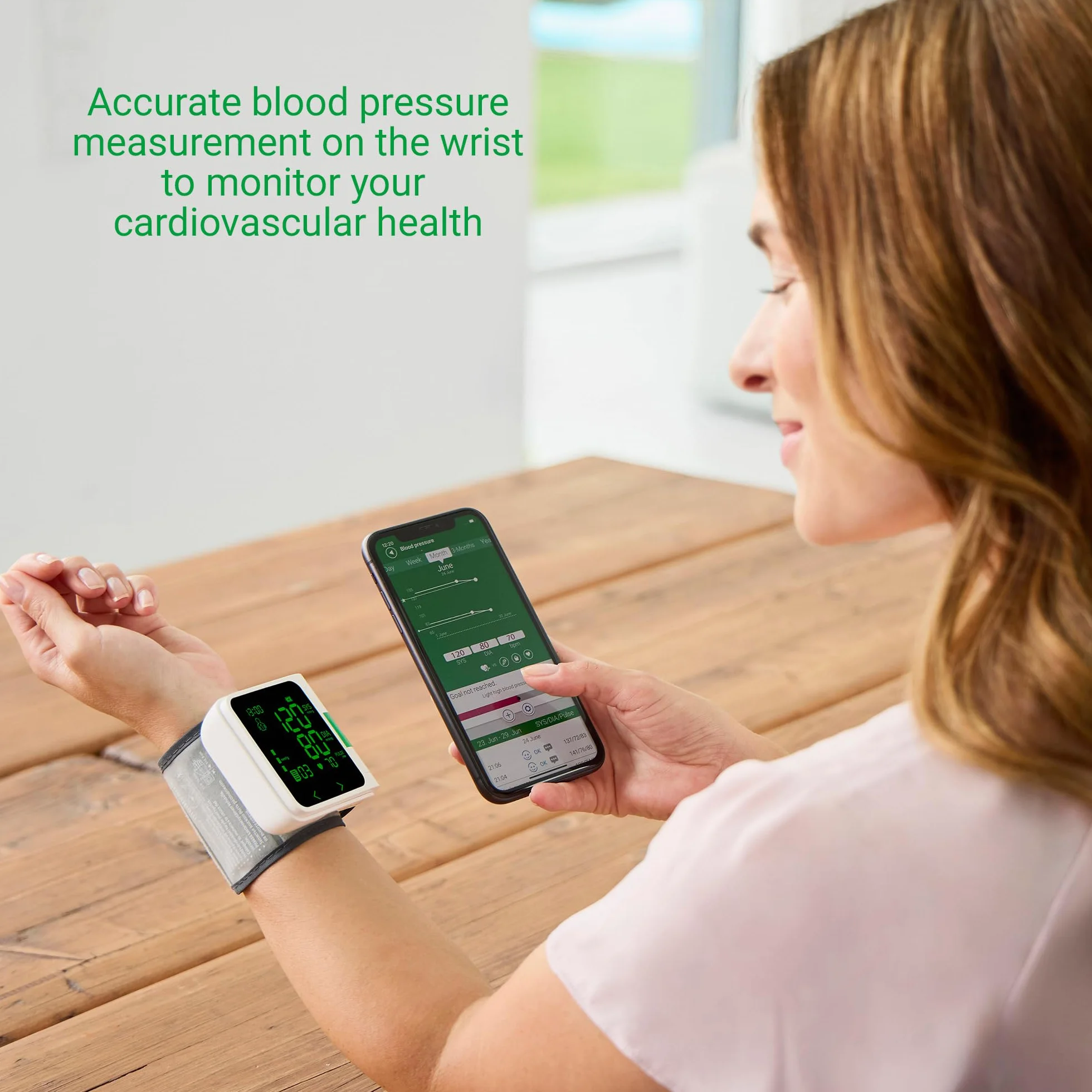 medisana BW 360 connect ciśnieniomierz nadgarstkowy, monitor ciśnienia krwi i pulsu z aplikacją Bluetooth, skalą sygnalizacji świetlnej i funkcją pamięci, z pudełkiem do przechowywania