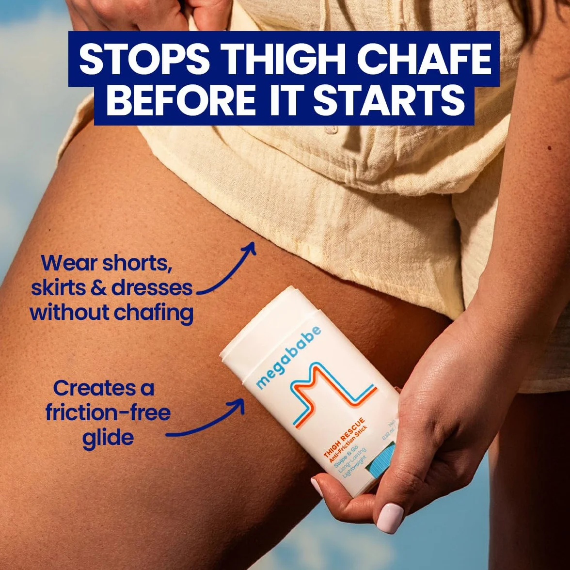 MegaBabe Thigh Rescue Stick Anti-Chafe Aloe, Pomegranate & Grapeseed Oil