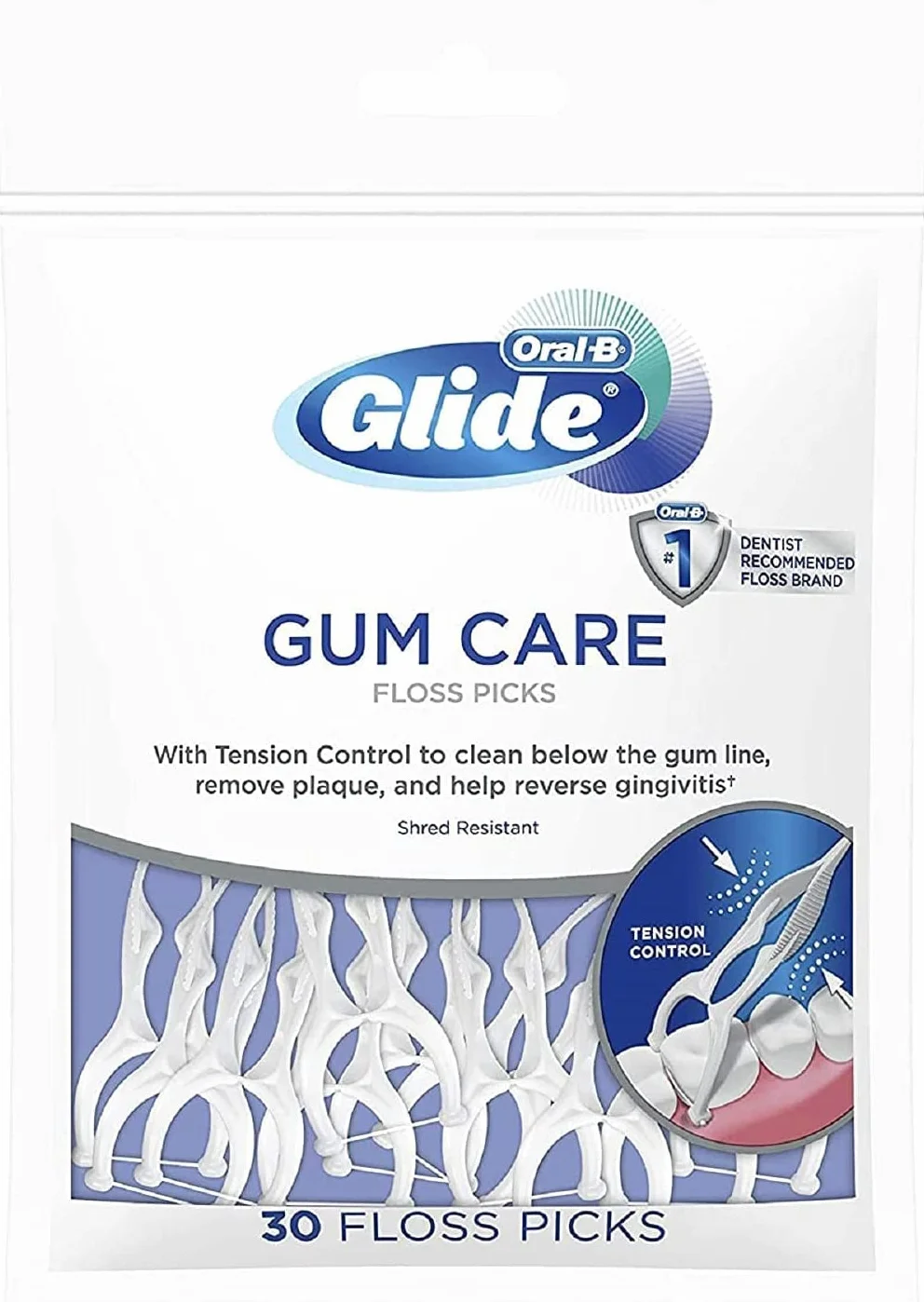 Oral-B Oral B Glide Floss Picks - 30 ct - 2 sztuki