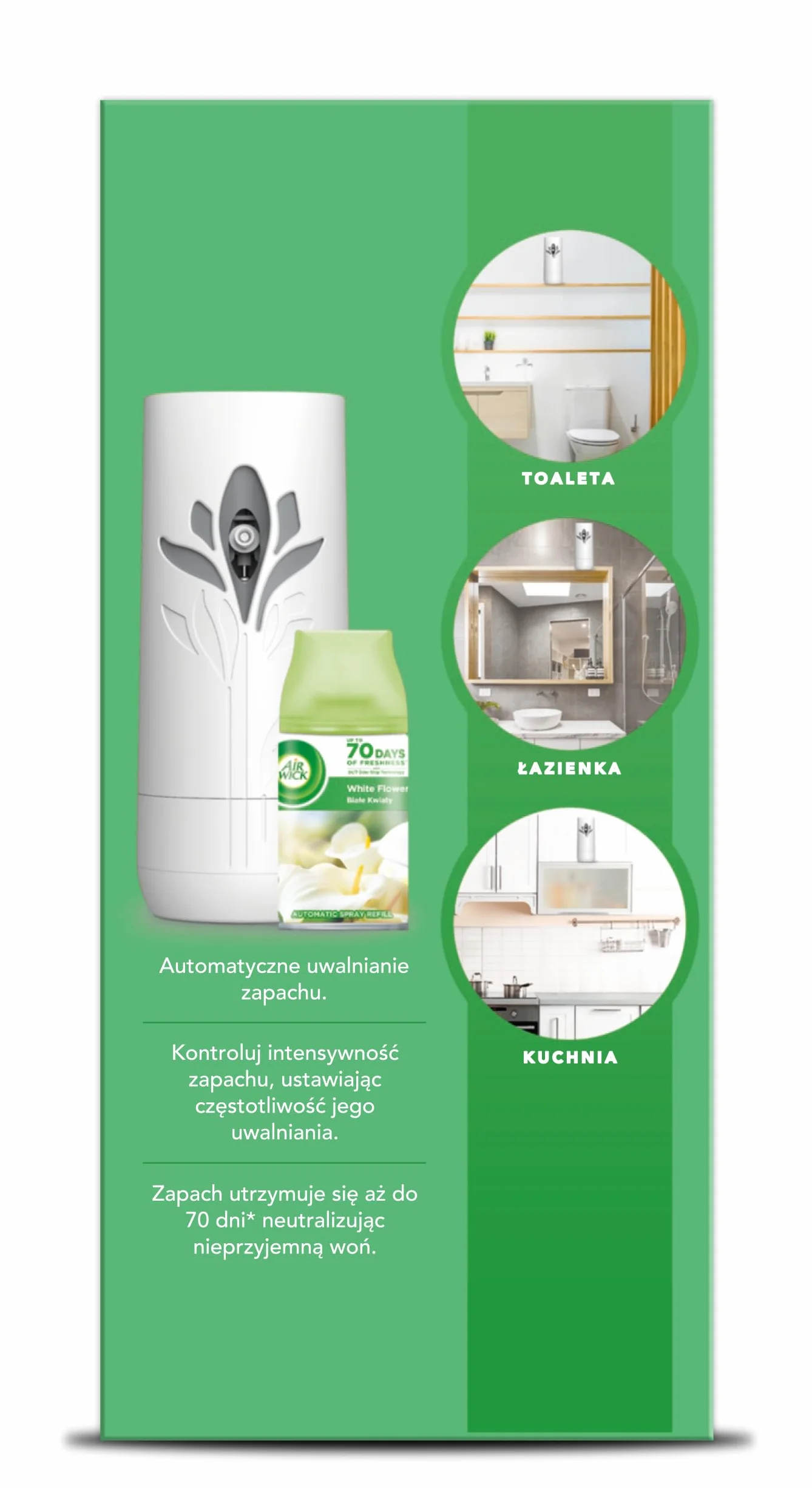 Air Wick Freshmatic Automatyczny odświeżacz powietrza Białe Kwiaty