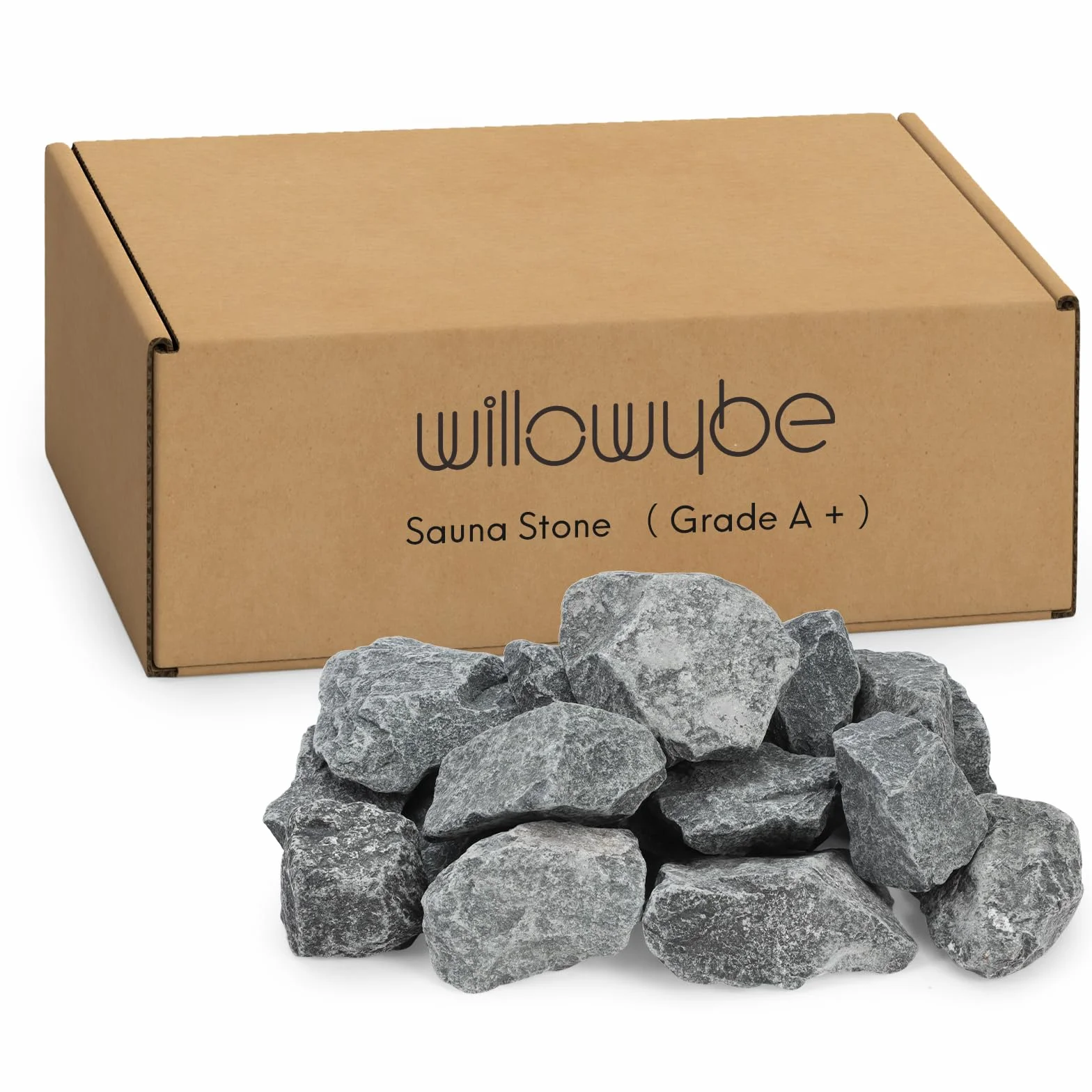 Kamień saunowy WillowyBe klasy A+ 35lb/16kg akcesorium do sauny