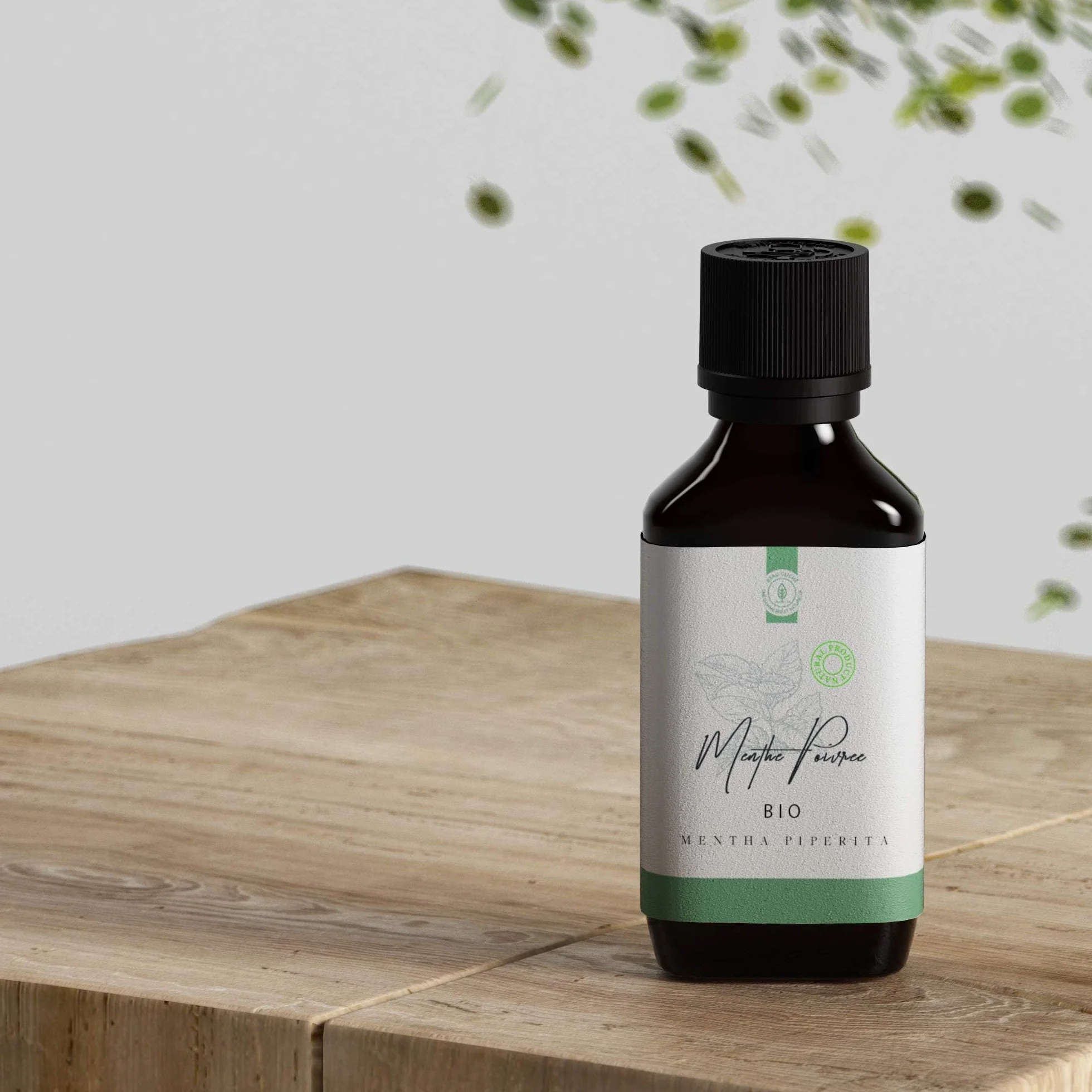 50ml Bio Olejek Miętowy (Mentha Piperita) - 100% Czysty, Naturalny i Ekologiczny - Jadalny Olejek Miętowy - Świeży, Orzeźwiający i Klarowny - Organic Peppermint Oil