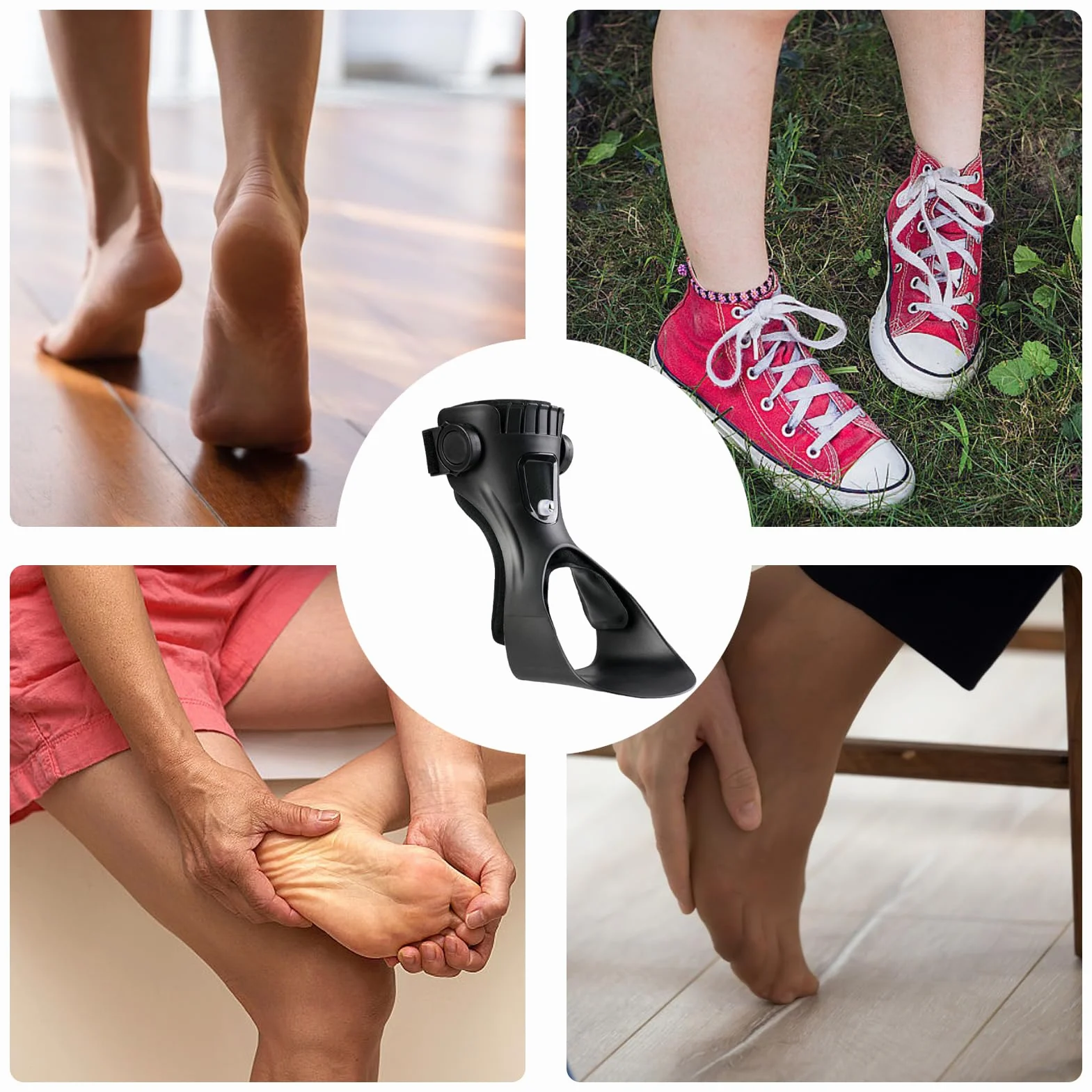 Drop podnóżek Drop Foot Brace Orteza, oddychający, ortopedyczny podnóżek i kostki, wsparcie ortezy kostki