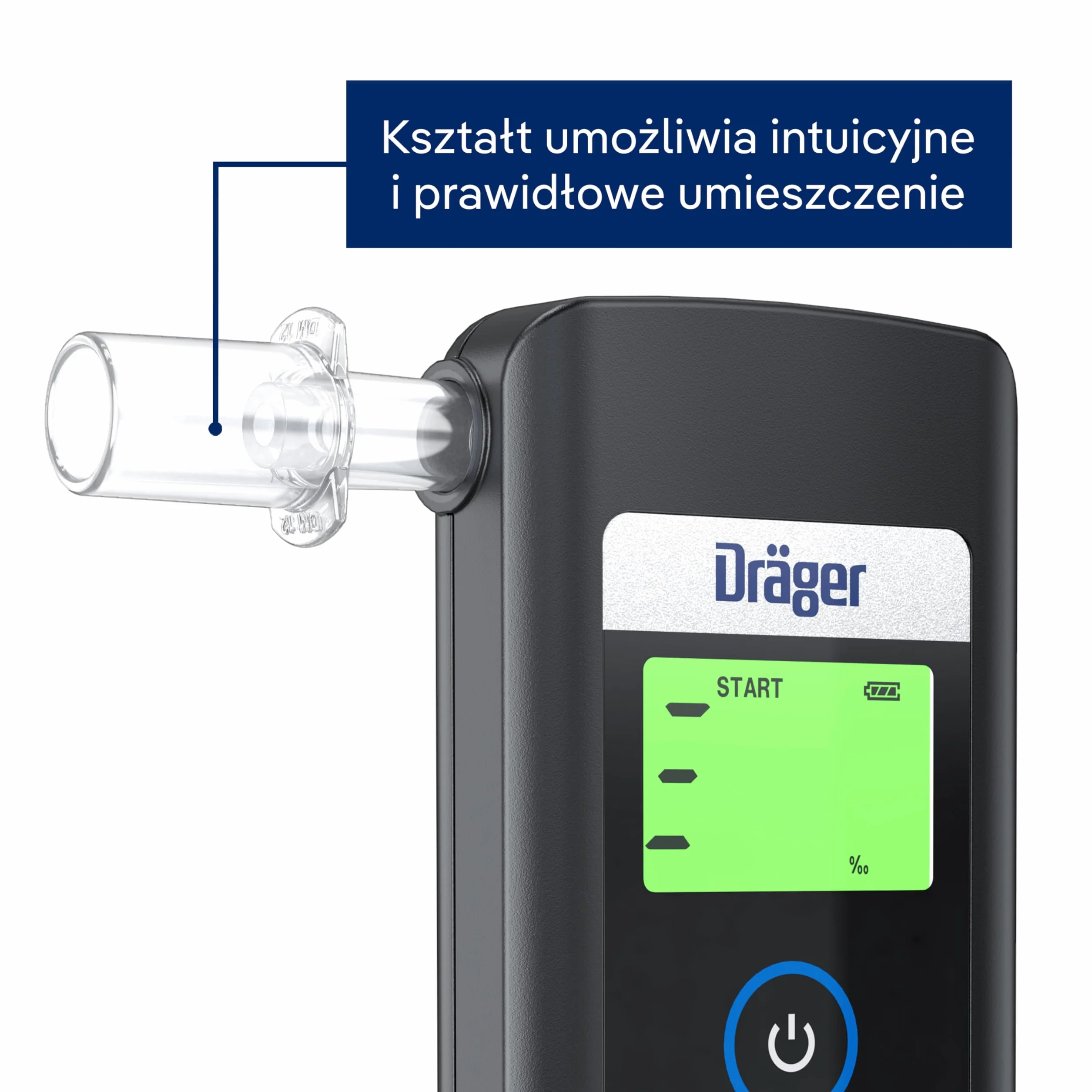Dräger Ustniki do Alcotest 1000 | 20 sztuk | pakowane pojedynczo